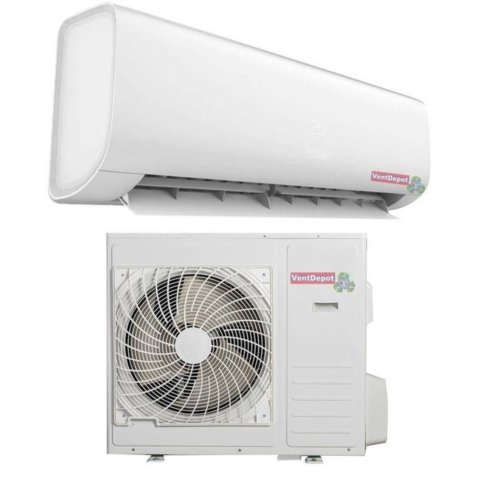 Venta de MiniSplit Barato MXFVI-004-3 24000BTU 2 Ton R410a Solo Frío 230V F1 60 HZ 18 SEER cControl Remoto, FrikkoFit