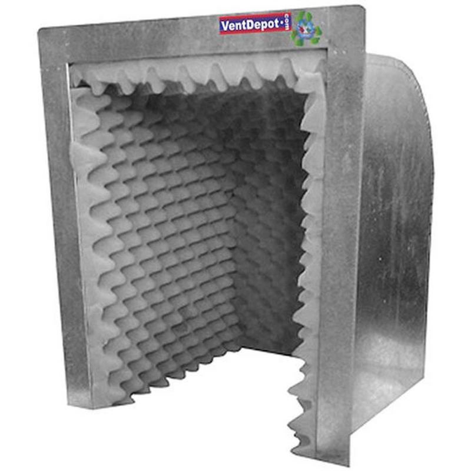 Silenciadores Acusticos Bafle HVAC, MXBFX-026, 58x66" Cal.20, Galvanizado, Aislante acústico de 1" de espesor, Baflex