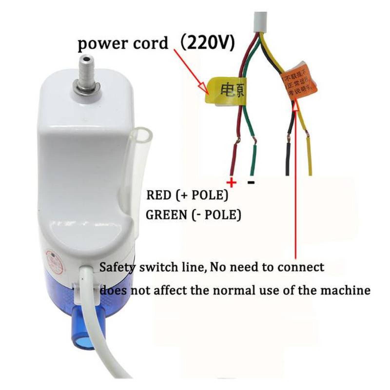 Bomba de Drenaje de Aire Acuario MXDPA-001-5 0,14 Gal Caudal de Agua 24LH 220V 8 a 15 kW 60Hz, DrainPump