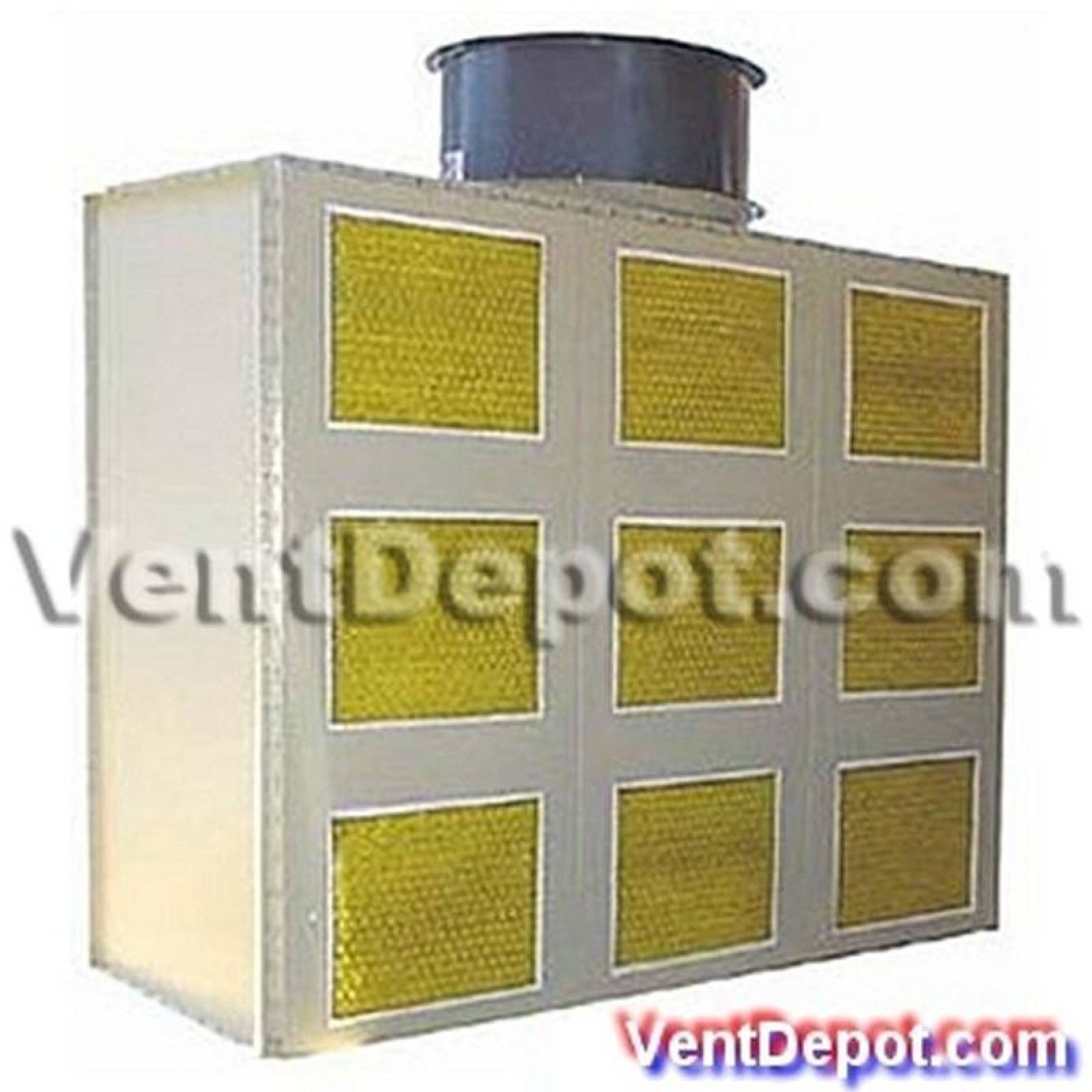 Pleno de Caseta de Pintura MXPPP-005 Pleno 3x2,35x1m 9 filtros EcoFibra 24x34" Cal, 16 sbotonera PaintPro Plenum