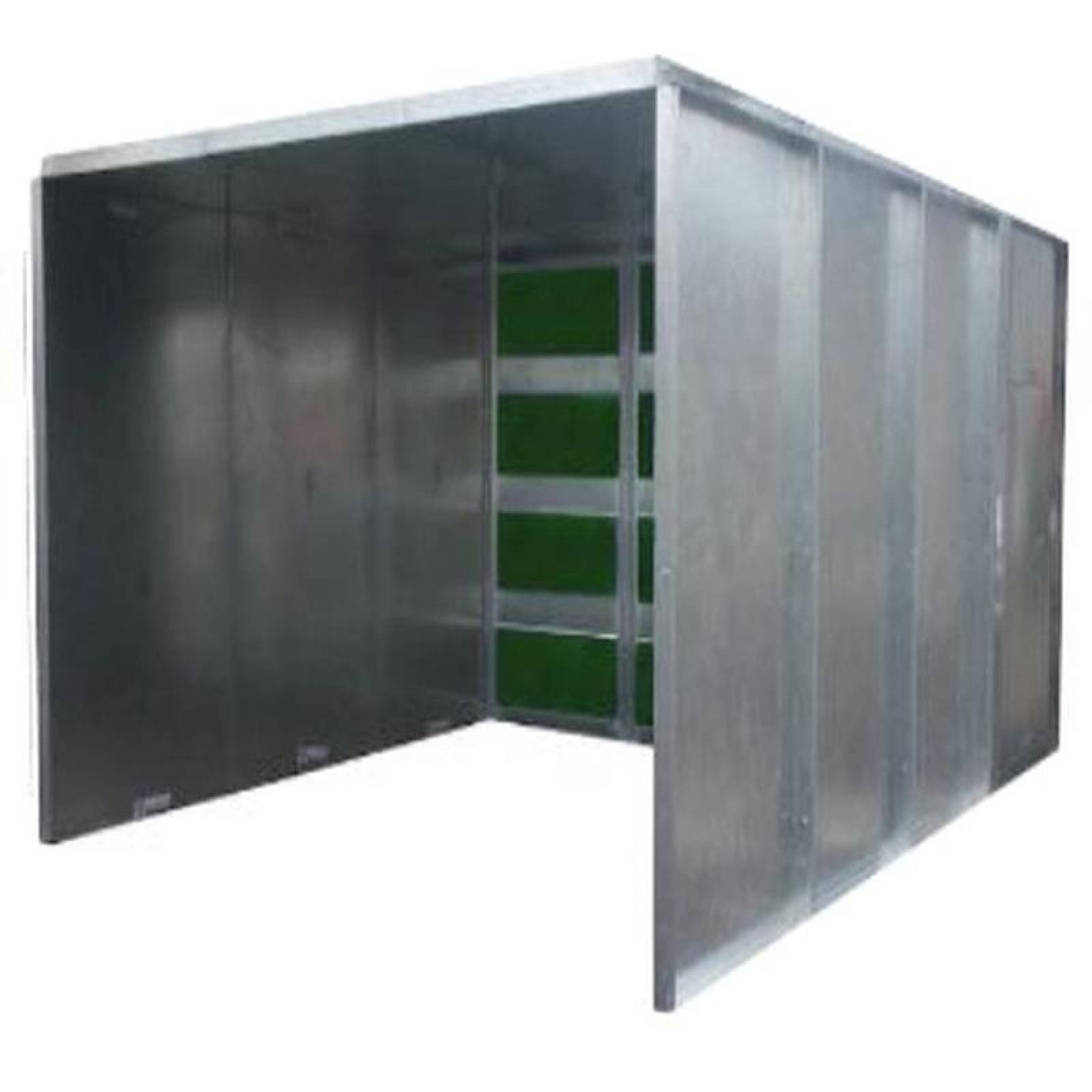 Cabinas de Pintura para Industria MXPNC-0140 Útil4x1x3mReal4x2x3mC,183x5HP3F220440VT,Lum,LED cEspreas Desarmada, PaintCab