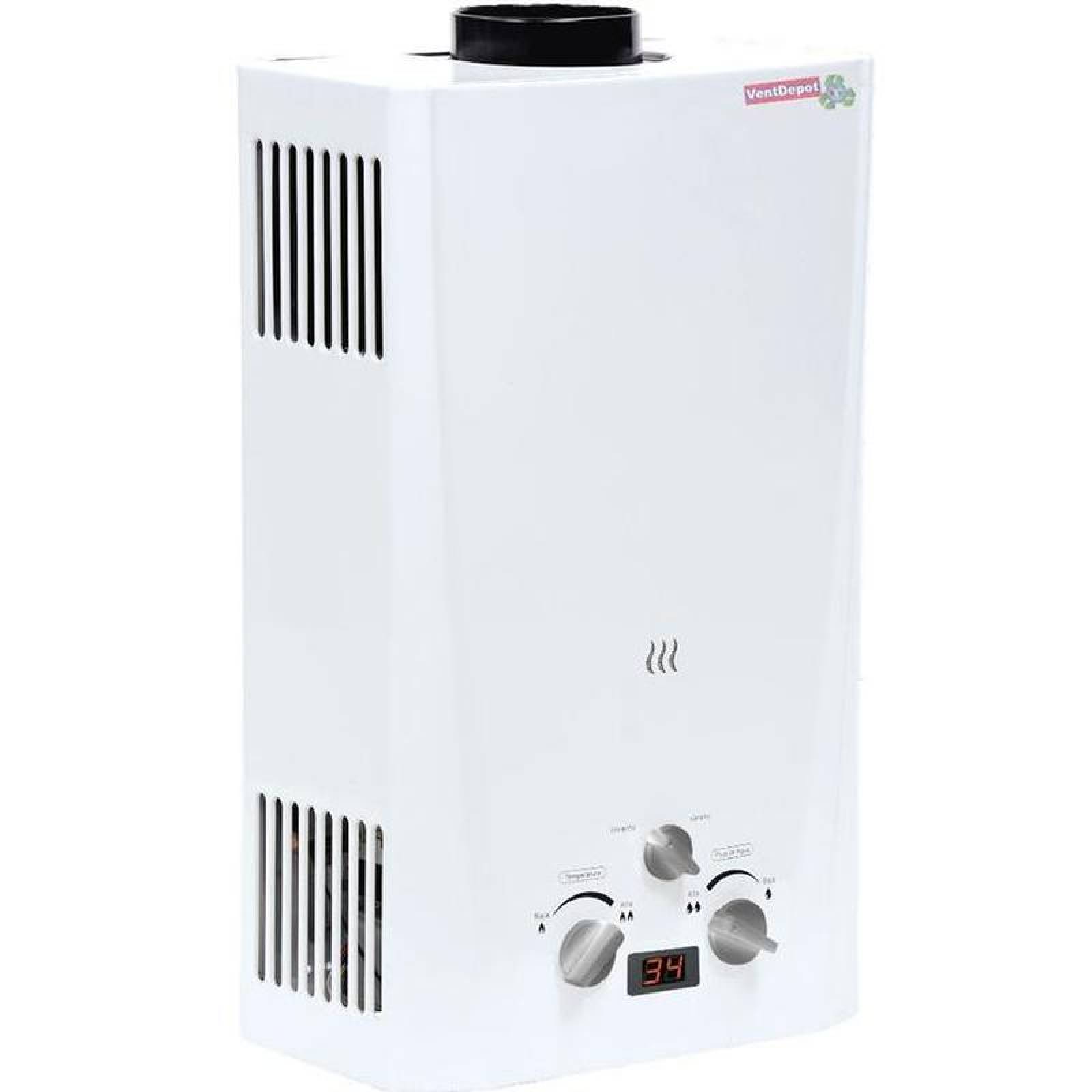 Boiler de Paso para Departamento, MXHTI-004-4, 1 Servicio, 6 L/min, Gas Natural, HeatInstant