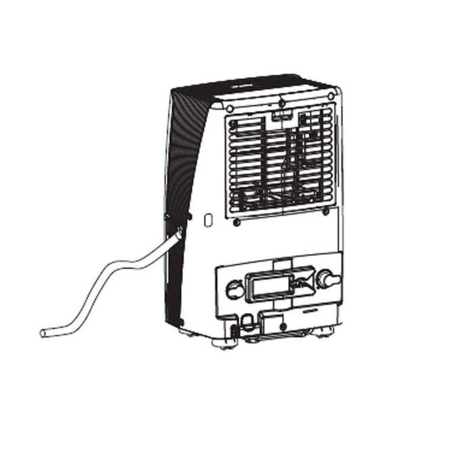 Deshumidificador para Hogar MXHIS-001-4 23,6 Litros 50 Pintas 277CFM 470m³hr 493W 6,3A 115V 1F 60Hz R410A Color Blanco HiseDry