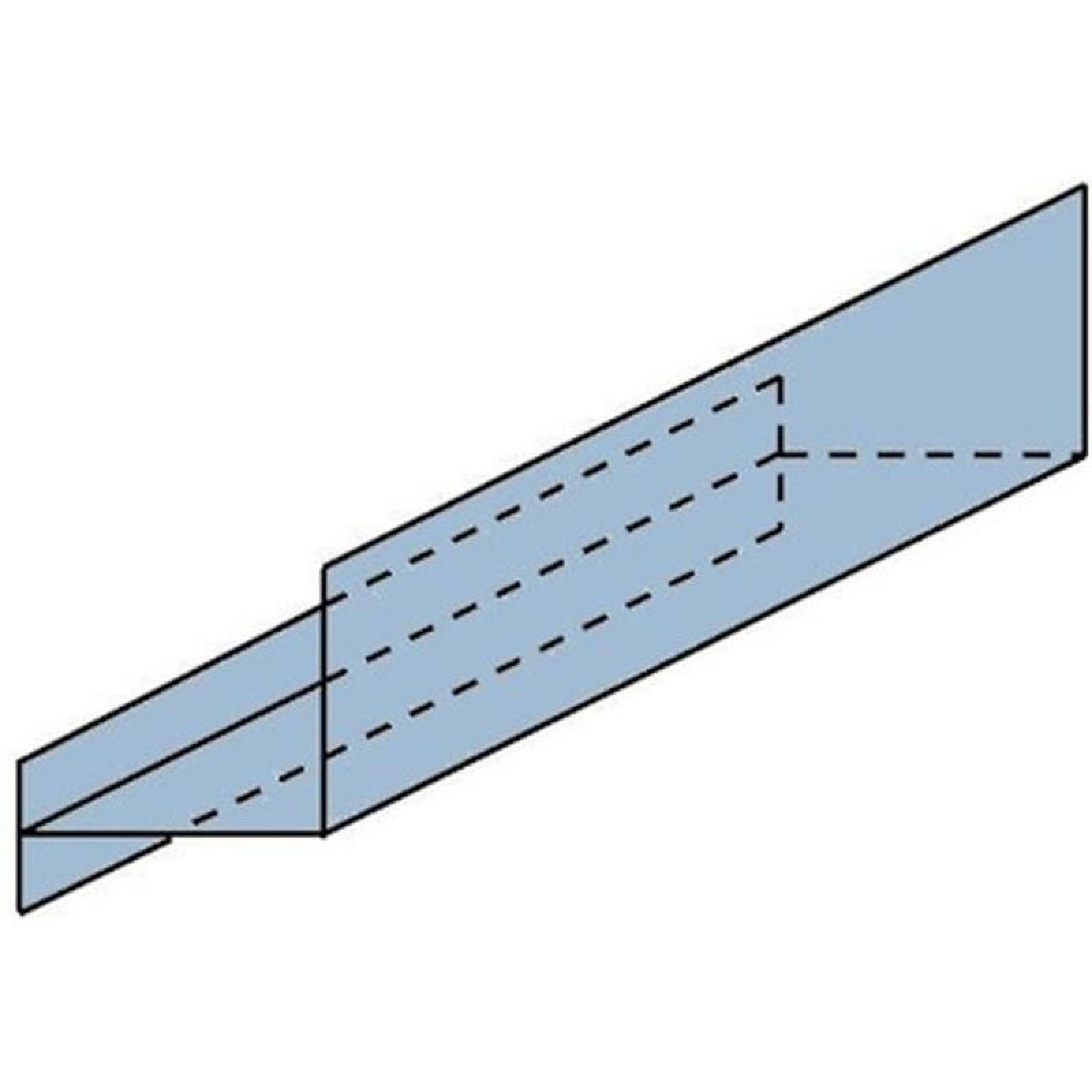 Louver y Perfil para Ensamble, MXFXL-006, Perfil A, Marco Sup/Der/Izq 2x2x2x120", Int/Ext, Lám.Galv C.24, FlexLouv