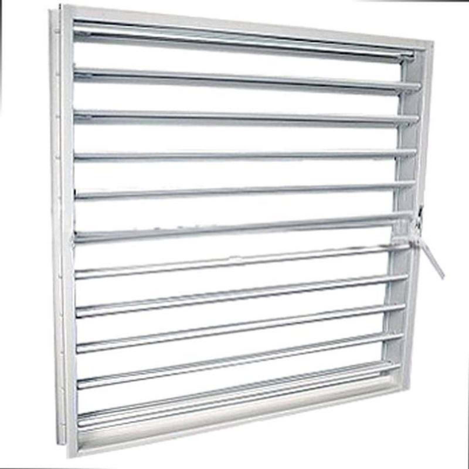 Rejilla Louver, MXCTL-305, 39x45" baseXaltura, 3" ancho, 100% Aluminio, rígido, c/control, ControlLouv