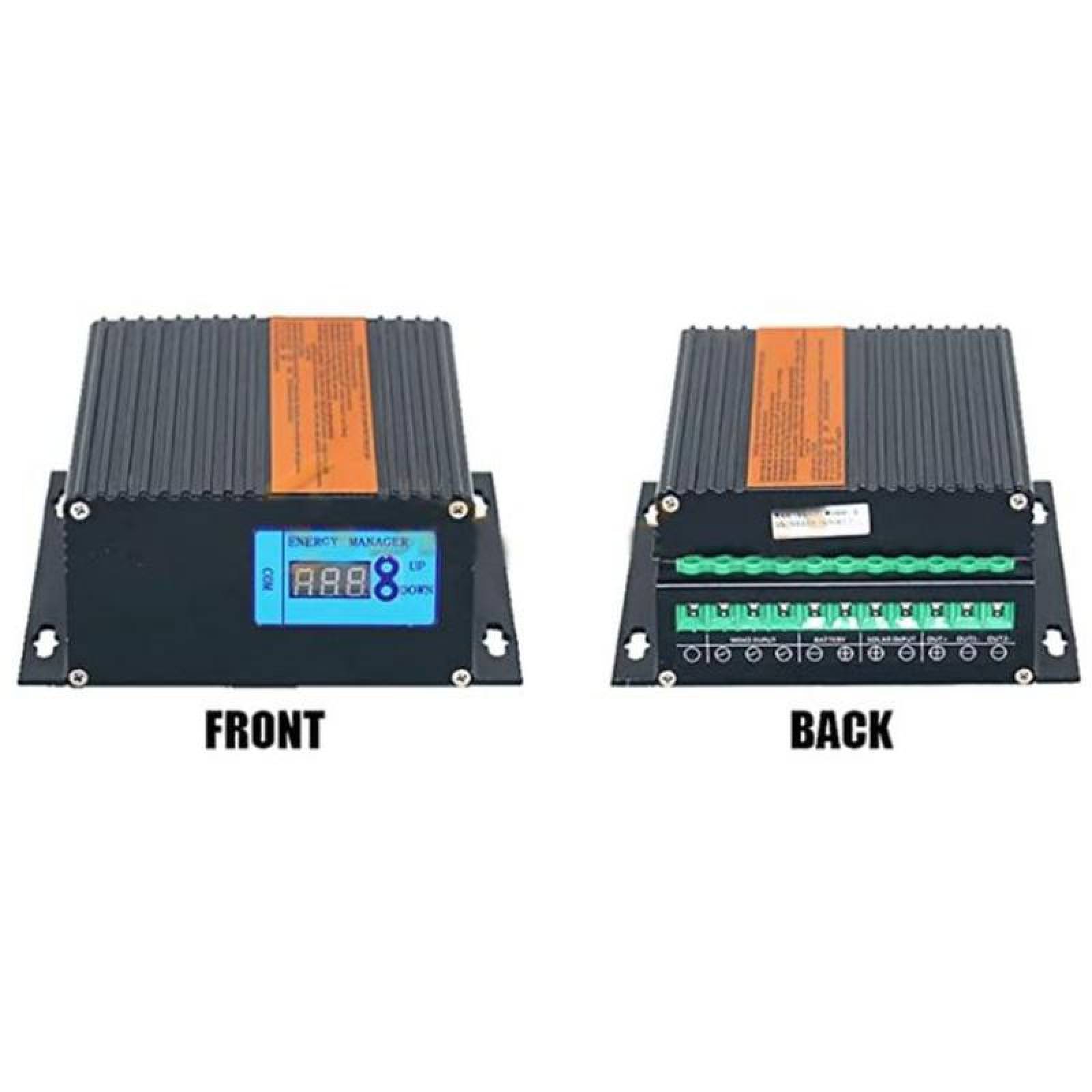 Aerogenerador Control, MXHPY-005, 12 a 24V, 15A, 60Hz, 400W Eólico, 1000W Solar, HybSys
