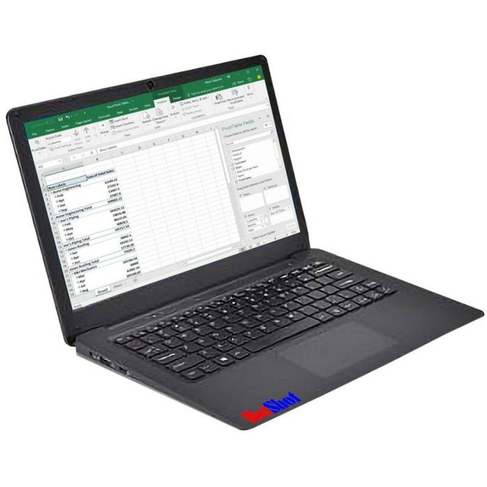 Laptops baratas, MXBRM-001-16, Intel Celeron, 4GB RAM, 64GB SSD, 12.5" Pantalla, 2.4GHz, Windows 10, 3500mAh, 4 a 6 Hrs., BasicStorm