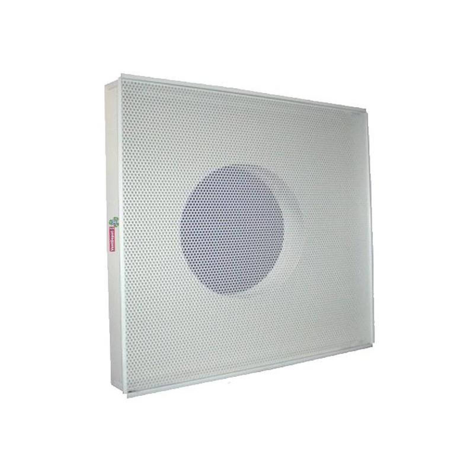 Panel para Aire Acondicionado, MXDRP-004-3, 10" Diámetro, Panel de 24x24", 5" fondo, Malla de Acero, acabado blanco, RetroPanel