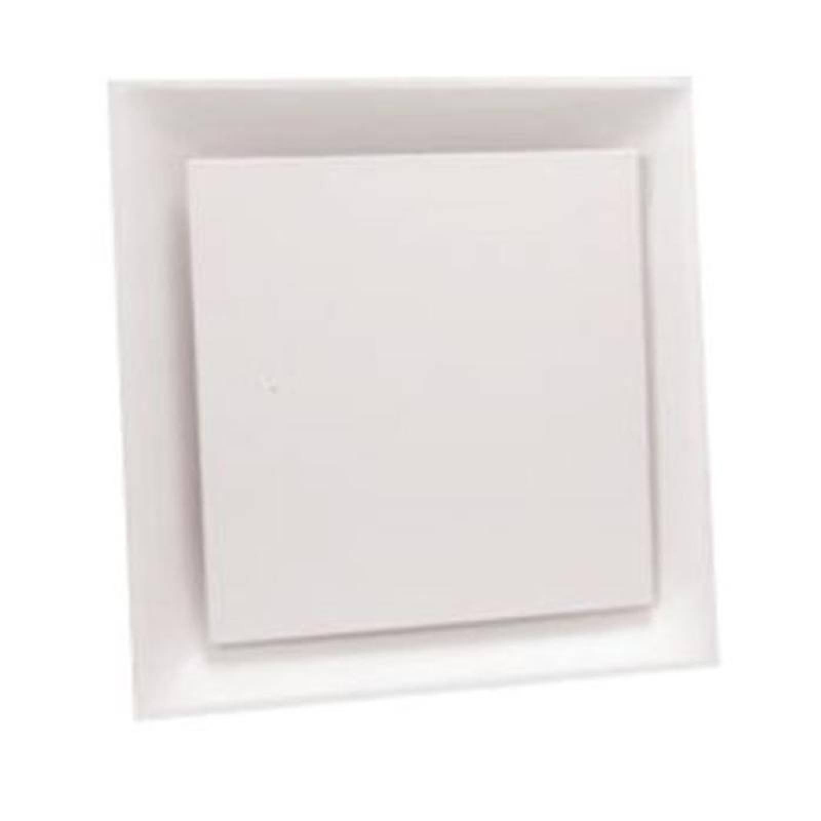 Rejilla para Ventilacion Automatica, MXPOK-006-4, 24x24", Ducto de 16" Diámetro, Acero, Blanco., PlatShock