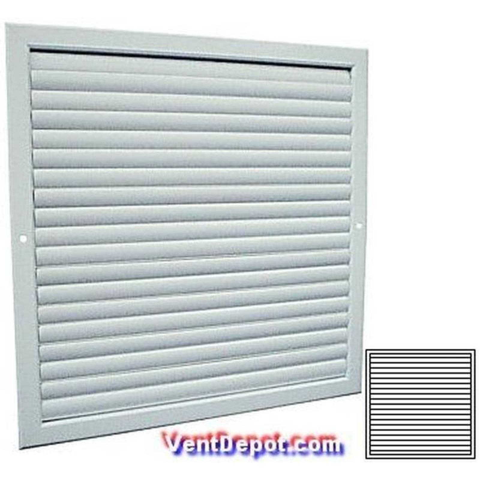 Difusor para Inyección de Aire, MXVR1-006, 10x10", 100% Aluminio blanco, 236m3/hr, 1 vía, aletas ajustables. , VariAleta 1 Way