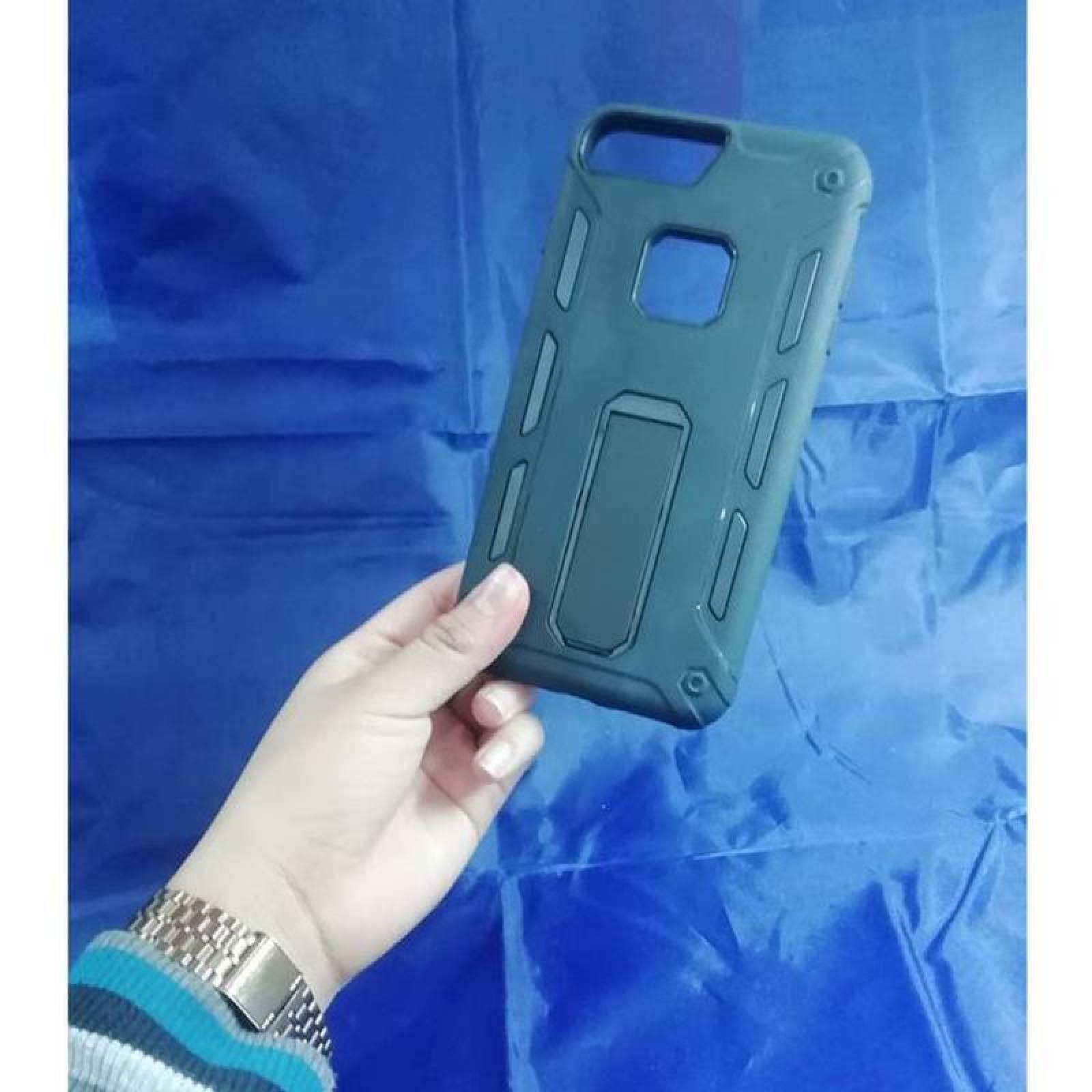 Funda Protectora Rígida MXARN-001-1 BlackBlack I Phone 7 Estuche Rígido Plástico TPU, Armor Case Collection