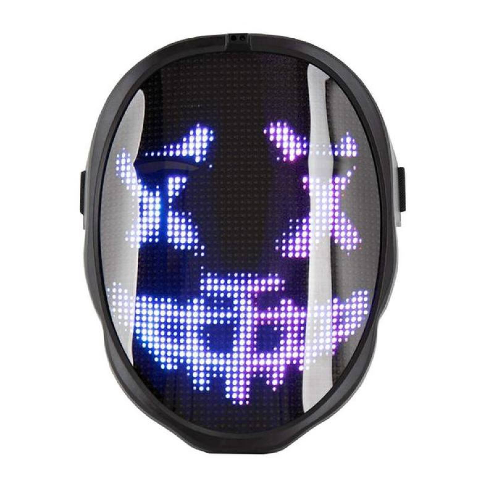 Mascara para la Cara para Cosplay, MXKTS-001-24, 22x18x5cm, Máscara Led, Plástico ABS con lente de PVC y Silicona,, MaskLed