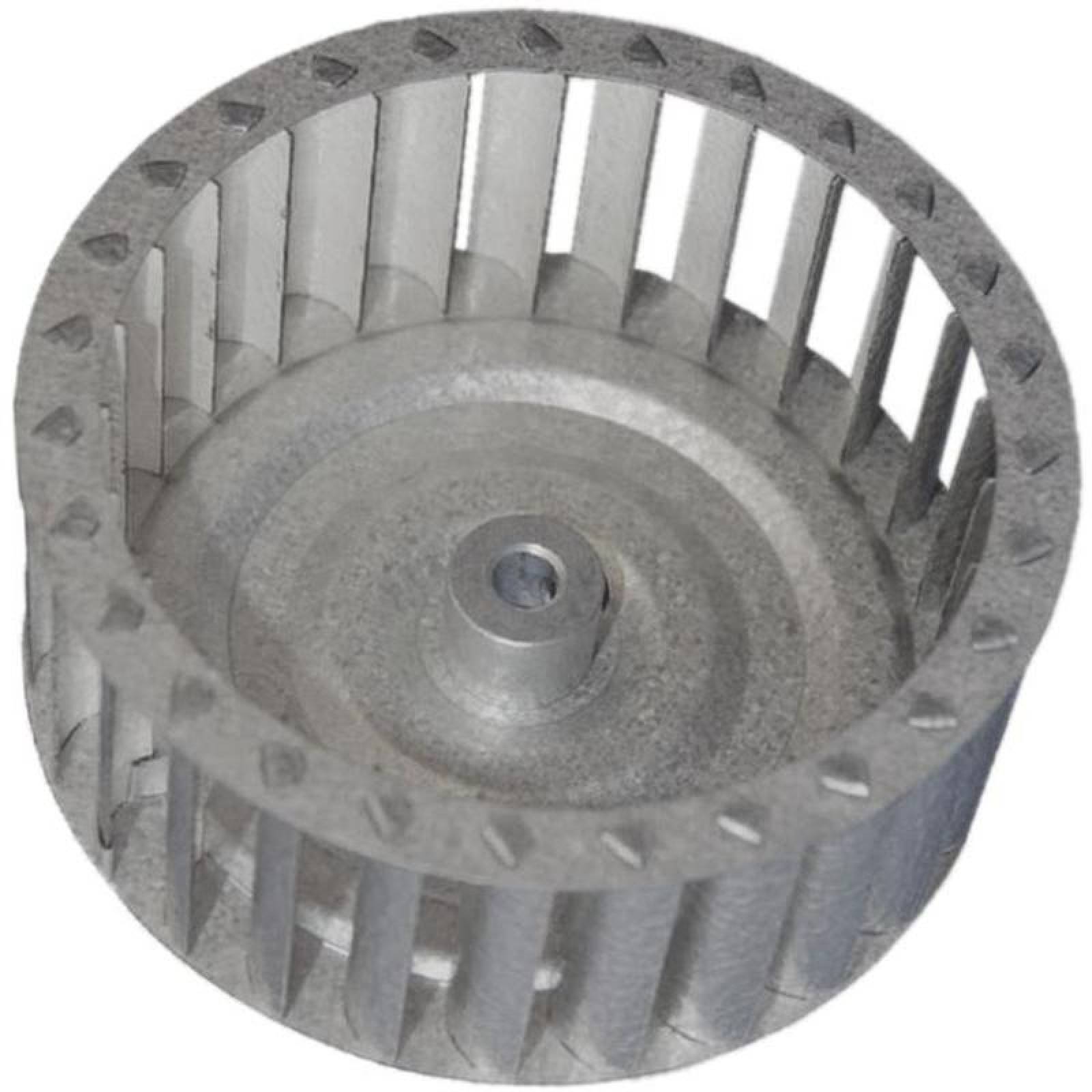 Rotor Nivelado Ventilación, MXDYL-002-3, 4 11/16" Diámetro, 1 5/16"Altura, 5/8" Diámetro Flecha, Giro: CCW, Lámina Galvanizada, DynaRoll