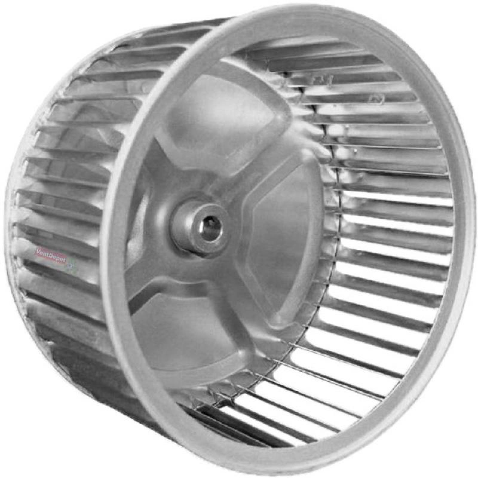 Turbina Jaula Ardilla Ventilación MXYPS-002 5 38" Diámetro 3 12 " Altura 58" Diámetro Flecha Lámina Galvanizada Giro CCW Counter Clock Wise, DynaPlus