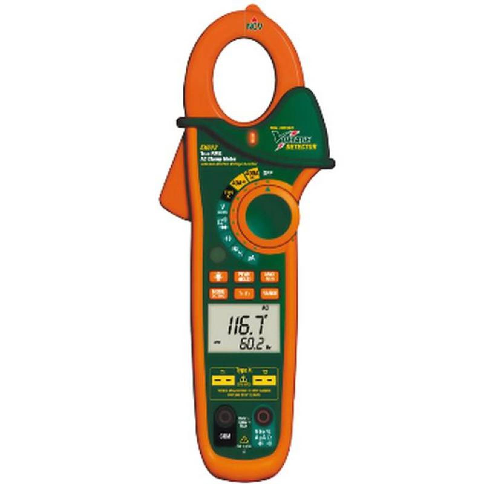 Multimetro con Pinza para Voltaje MXTUC-002-2 400A CACC 600V CACC Presición 1,5porciento 40mF 40MHz -50 a 1000C IR Tucan600