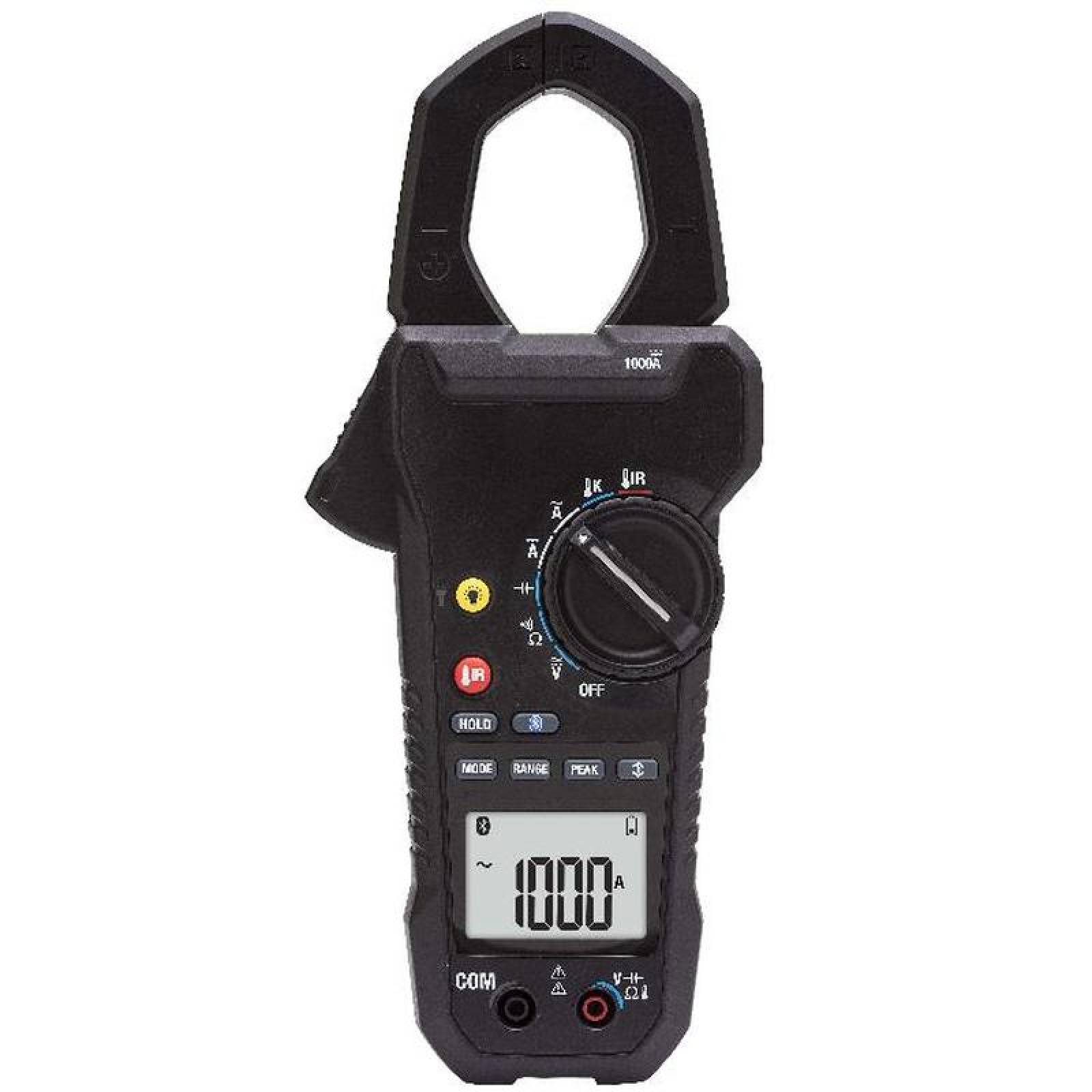 Pinza con Gancho Escolar MXULW-001-24 Voltaje 1000V CACC Temperatuta Tipo K -20 a 760 C Corriente 1000A Capacitancia 4,000mF, MultiPower