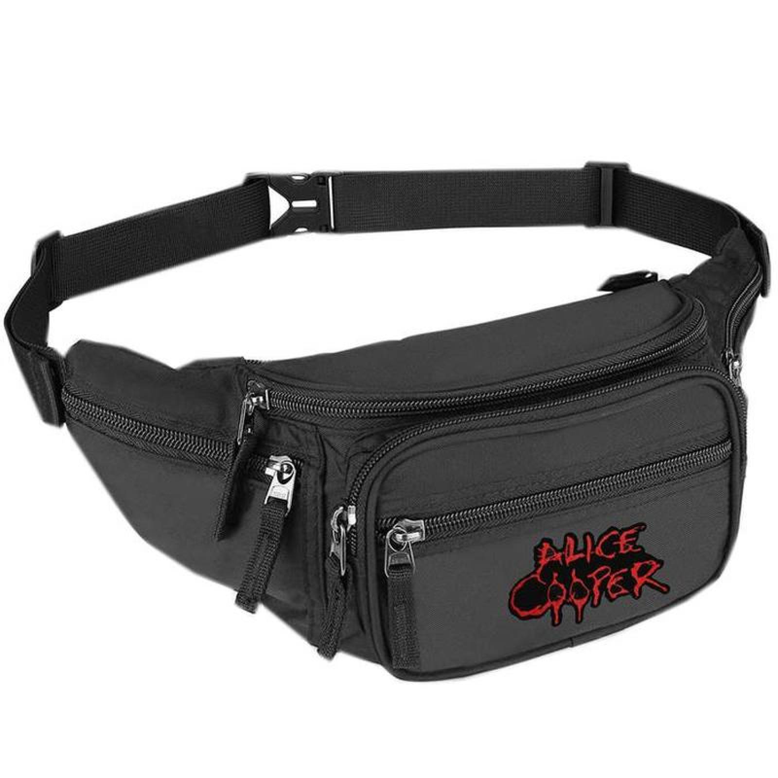 Parches Bordados de Tela Rock MXCKP-001-6 1 Parche Alice Cooper 12x7cm NegroRojo Bordado Adhesivo para Planchar, Music03