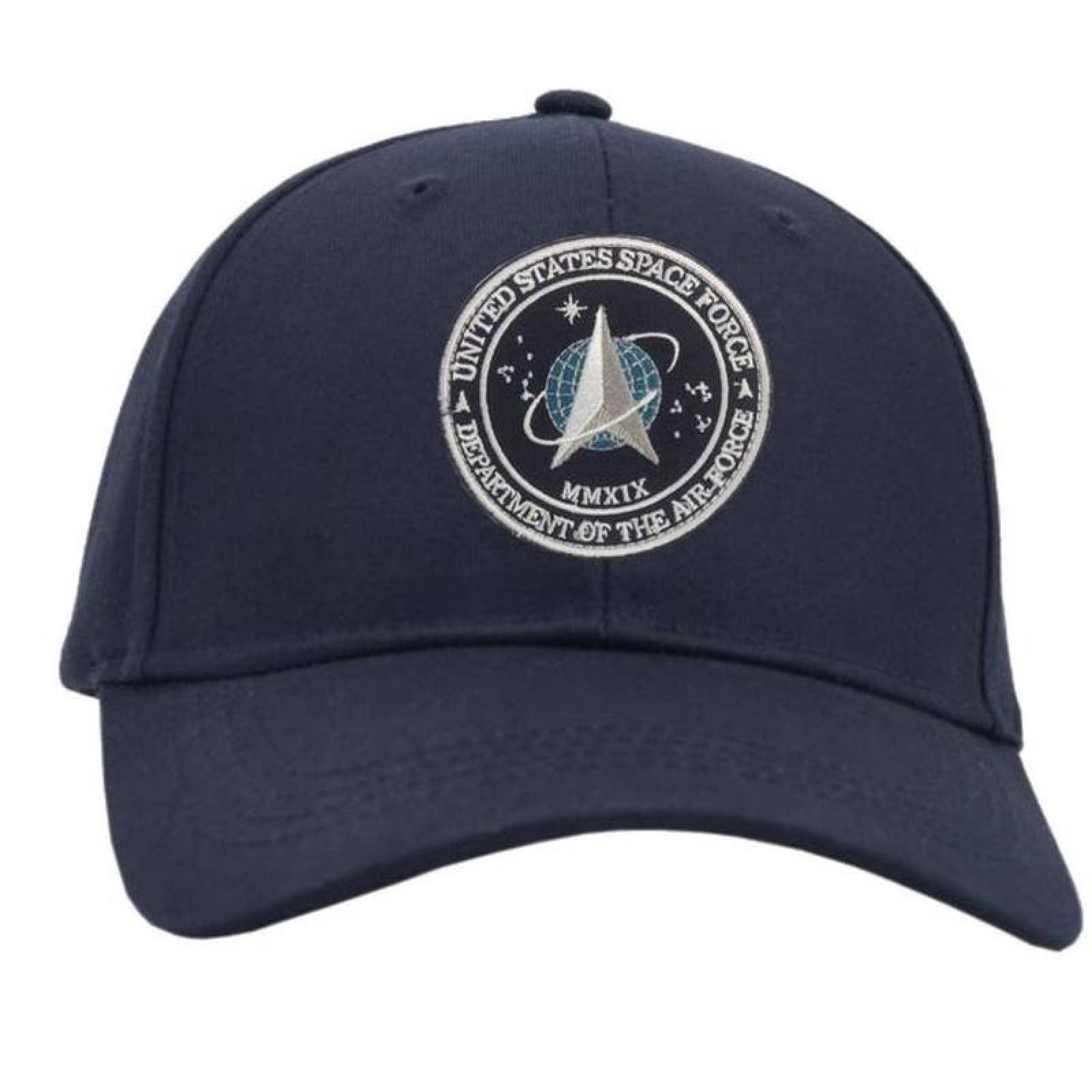 Parche Space Agency para Playeras MXNSC-001-6 1 Parche Space Agency 8x8cm Azul Marino Bordado Espacial con Velcro, SpaceForce01