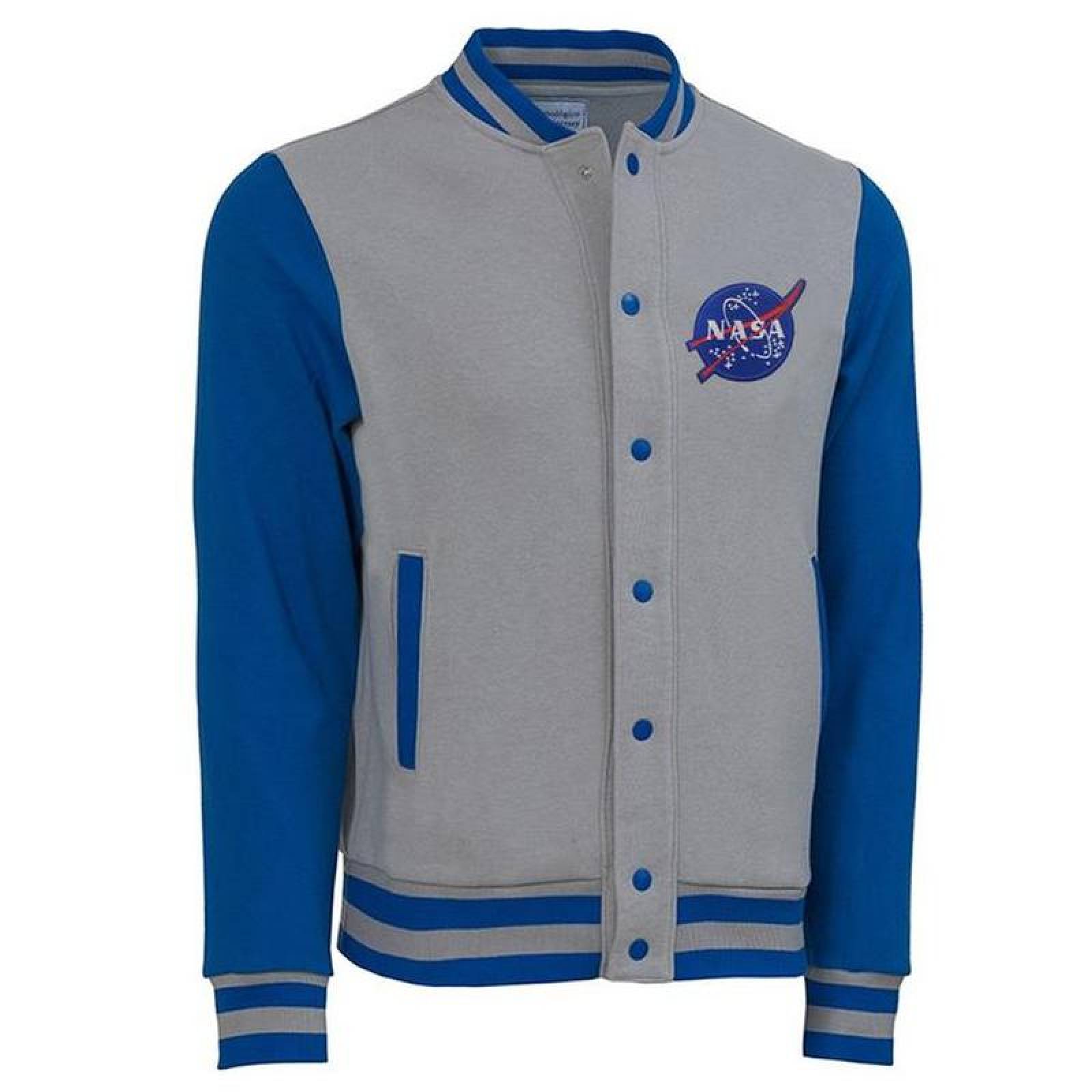 Parche Bordado Espacial para Suéter MXNSI-002-5 2 Parches Nasa 9,5x7,8cm Azul Espacial Bordado con Velcro, Nasa01