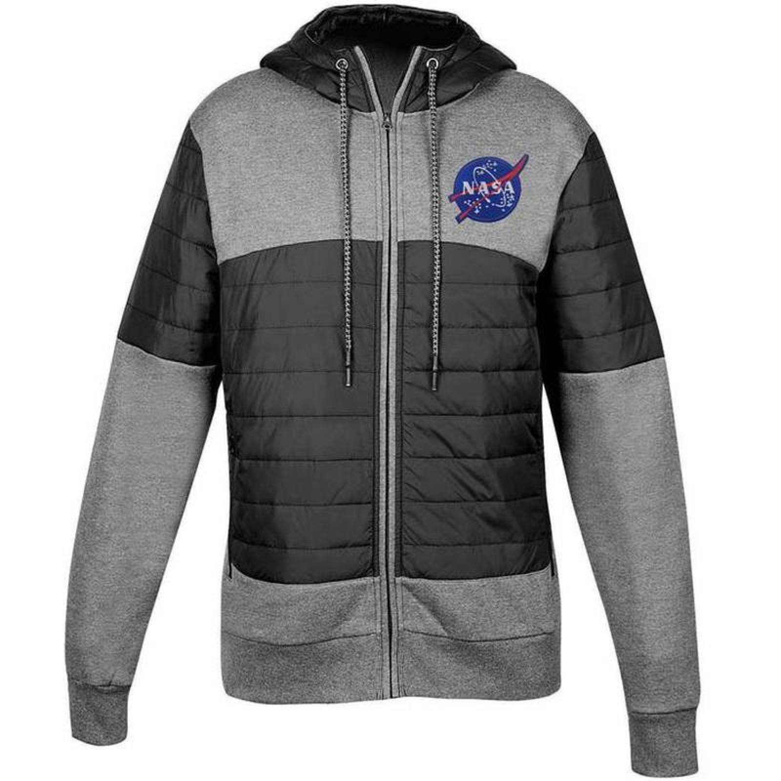 Parche Bordado Espacial para Suéter MXNSI-002-5 2 Parches Nasa 9,5x7,8cm Azul Espacial Bordado con Velcro, Nasa01