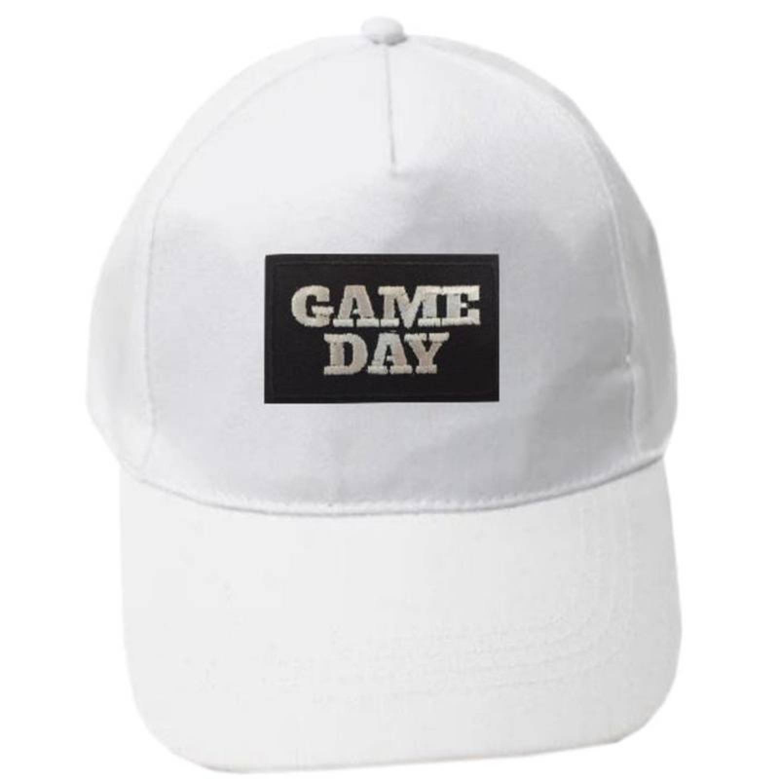 Parche Game Day Frases Duradero MXNST-005-6 5 Parches Game Day 8x5cm Negro y Blanco Frases Bordado Adhesivo para Planchar, TacticWords03