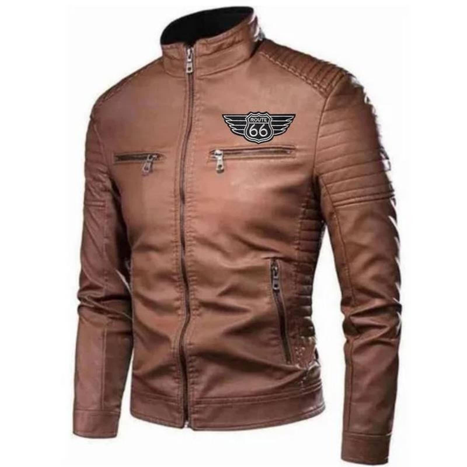Retro Biker Parche Adhesivo PVC MXOUR-002-2 2 Parches Route66 11x 5cm Negro Motociclista Bordado Adhesivo para Planchar, Route02