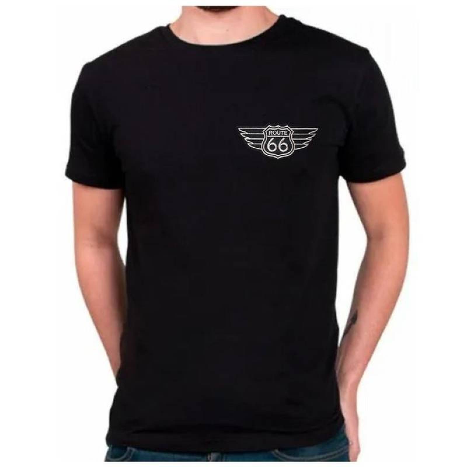 Parches Termoadhesivos Eficaces MXOUR-004-3 4 Parches Route66 11x5cm Negro Motociclista Bordado Adhesivo para Planchar, Route02