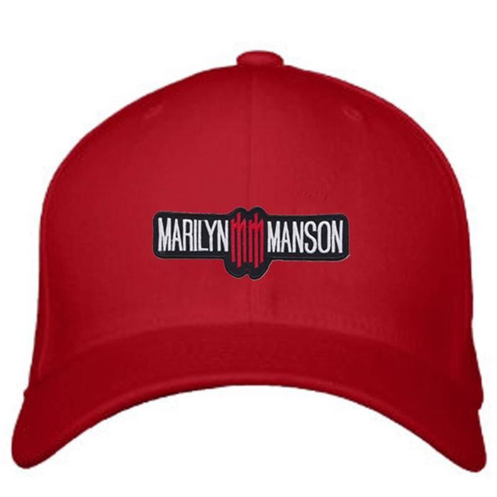 Marilyn Mason Parches MXPKA-001-6 1 Parche Marilyn Manson 16x6cm NegroBlanco Bordado Adhesivo para Planchar, Music05