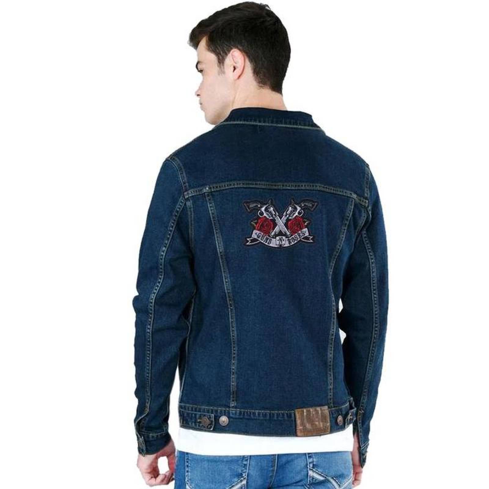 Parches de Rock MXRSS-004-6 4 Parches Gun N Roses 13x9cm NegroBlanco Bordado Adhesivo para Planchar, Music06