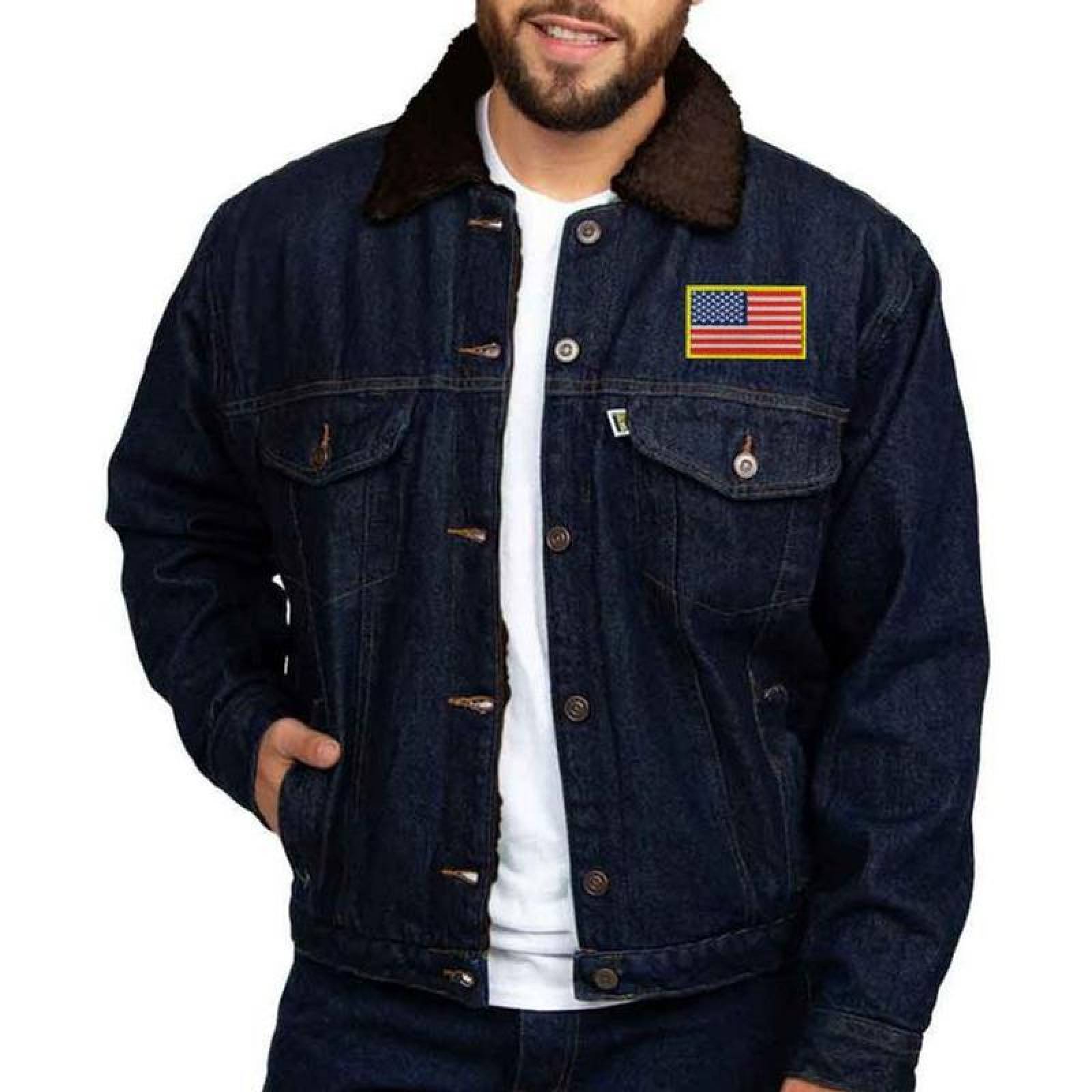 Parche Bandera de EUA para Pantalón MXUSA-002-5 2 Parches USAFlag 8x5cm Bandera Rojo Táctico Militar Bordado con Velcro, FlagUS01