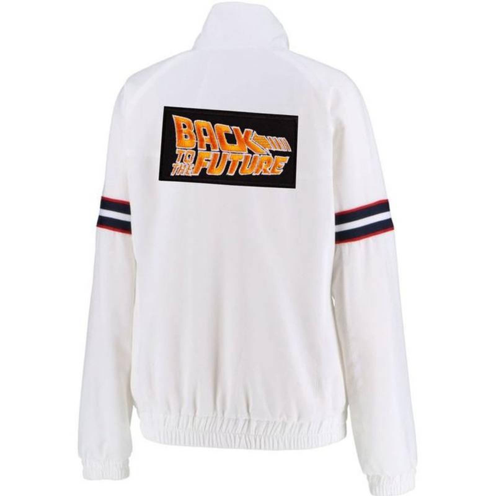 Parche de Tela Bordada Adhesiva MXBKF-001-4 1 Parche Back to the Future 10x5cm Negronaranja Bordado Adhesivo para Planchar, Movie01