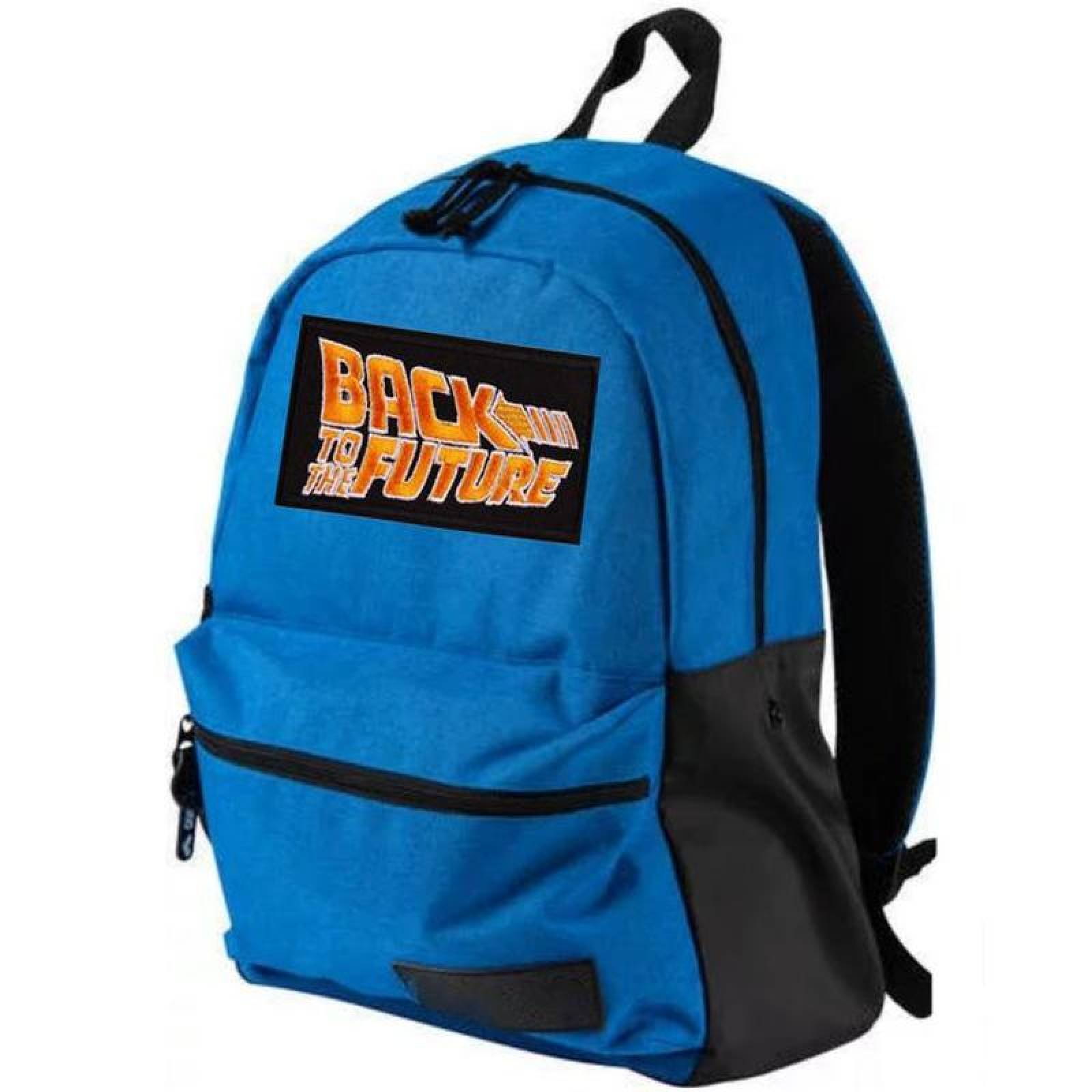 Parches para Playeras Decorativo MXBKF-004-2 4 Parches Back to the Future 10x5cm Negronaranja Bordado Adhesivo para Planchar, Movie01