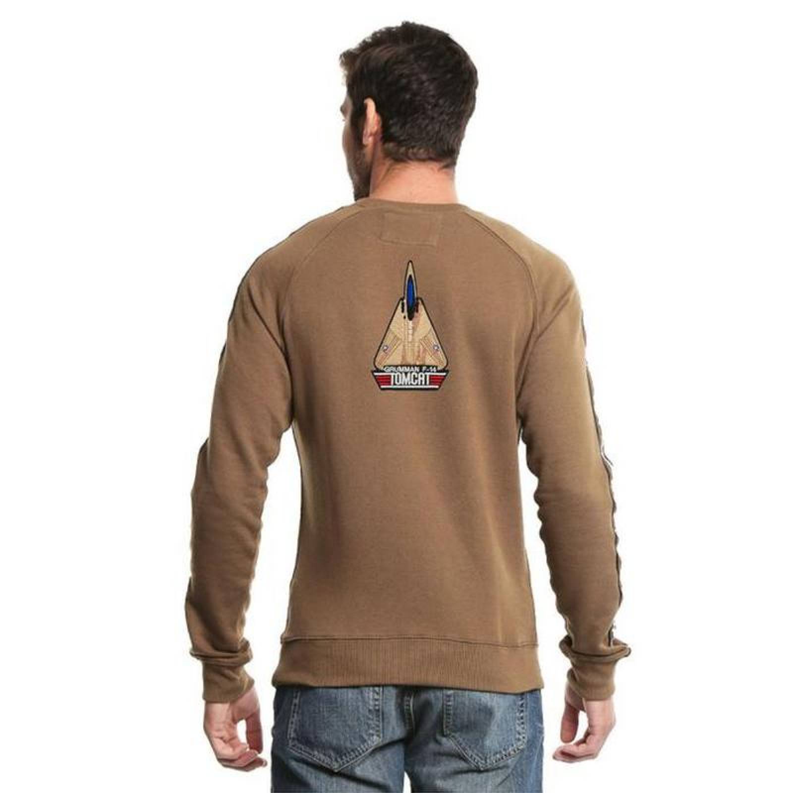 Parche Termoadhesivo MXGMC-005-2 5 Parches F-14Grumman Tomcat 6,4x10,5cm BeigeBlanco Bordado Adhesivo para Planchar, JetFighter02