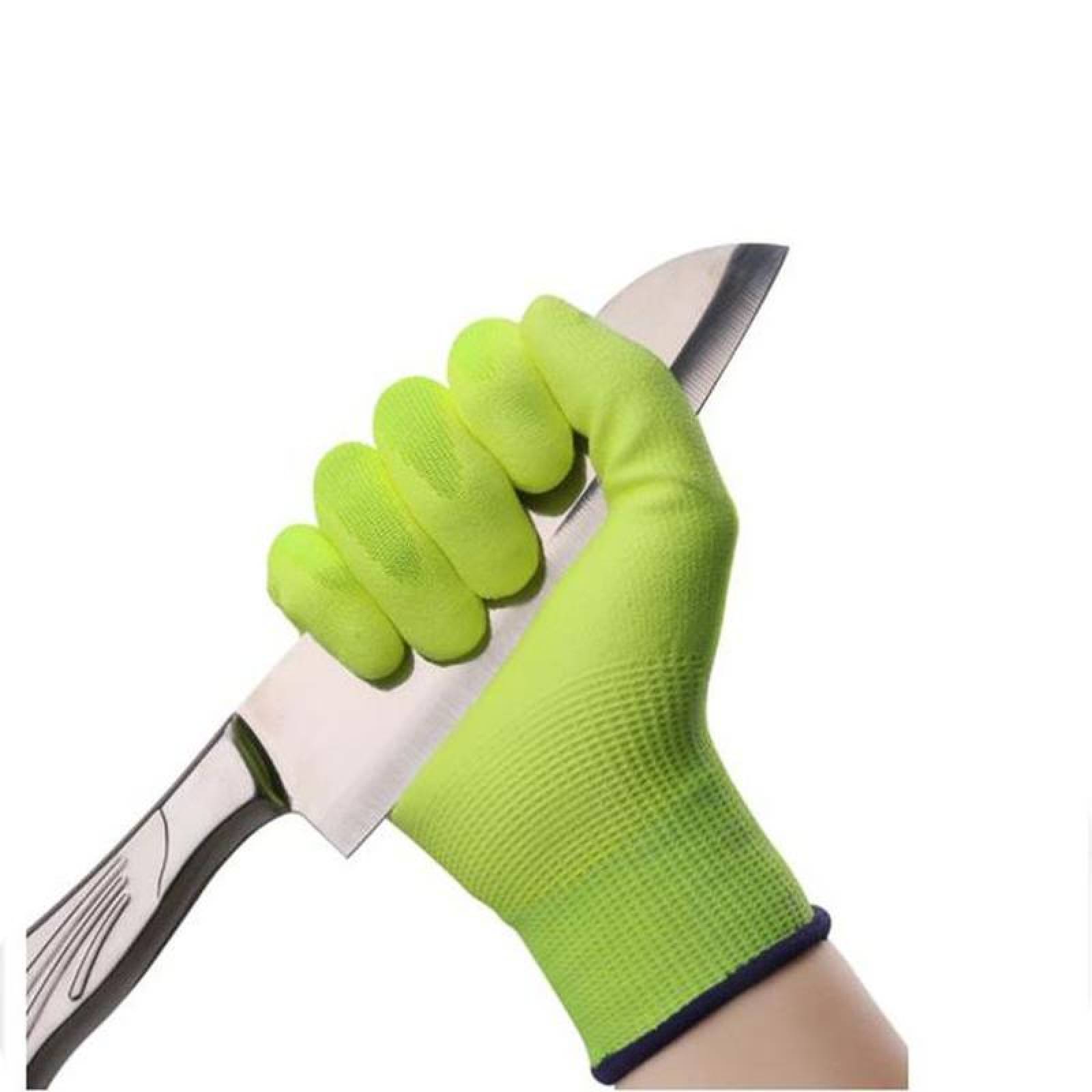 Nuevos Guantes Cocina Protección, MXGSL-002-4, 1 Par, Amarillo, M, Poliuretano, HPPE,, GlovesUltra