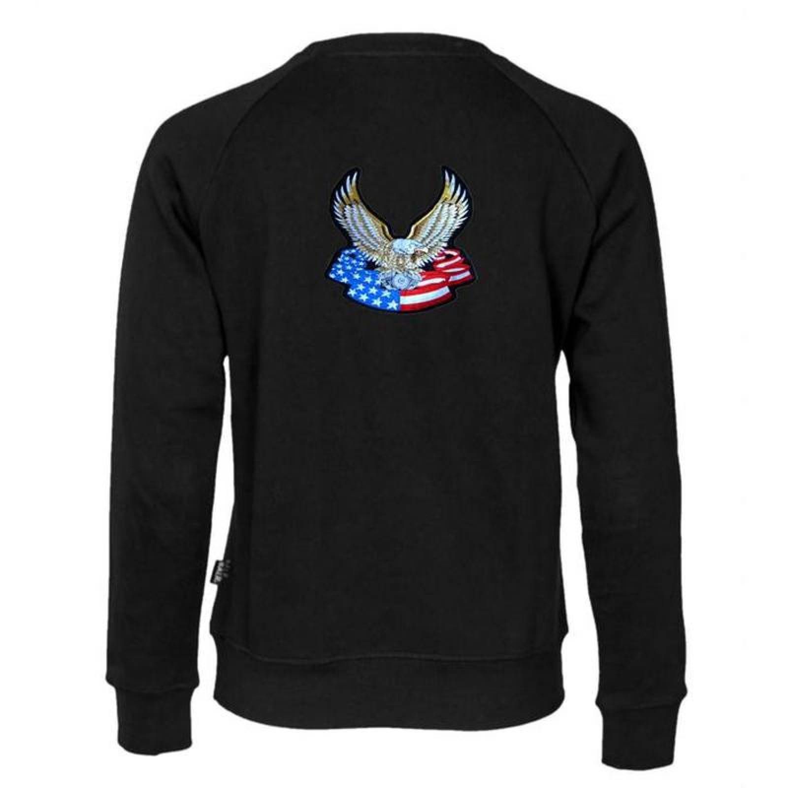 Águila Bordada Termoadhesiva MXAGI-001-6 1 Parche ÁguilaUS 29x34cm DoradoAzul Bordado Adhesivo para Planchar, USAirForce04