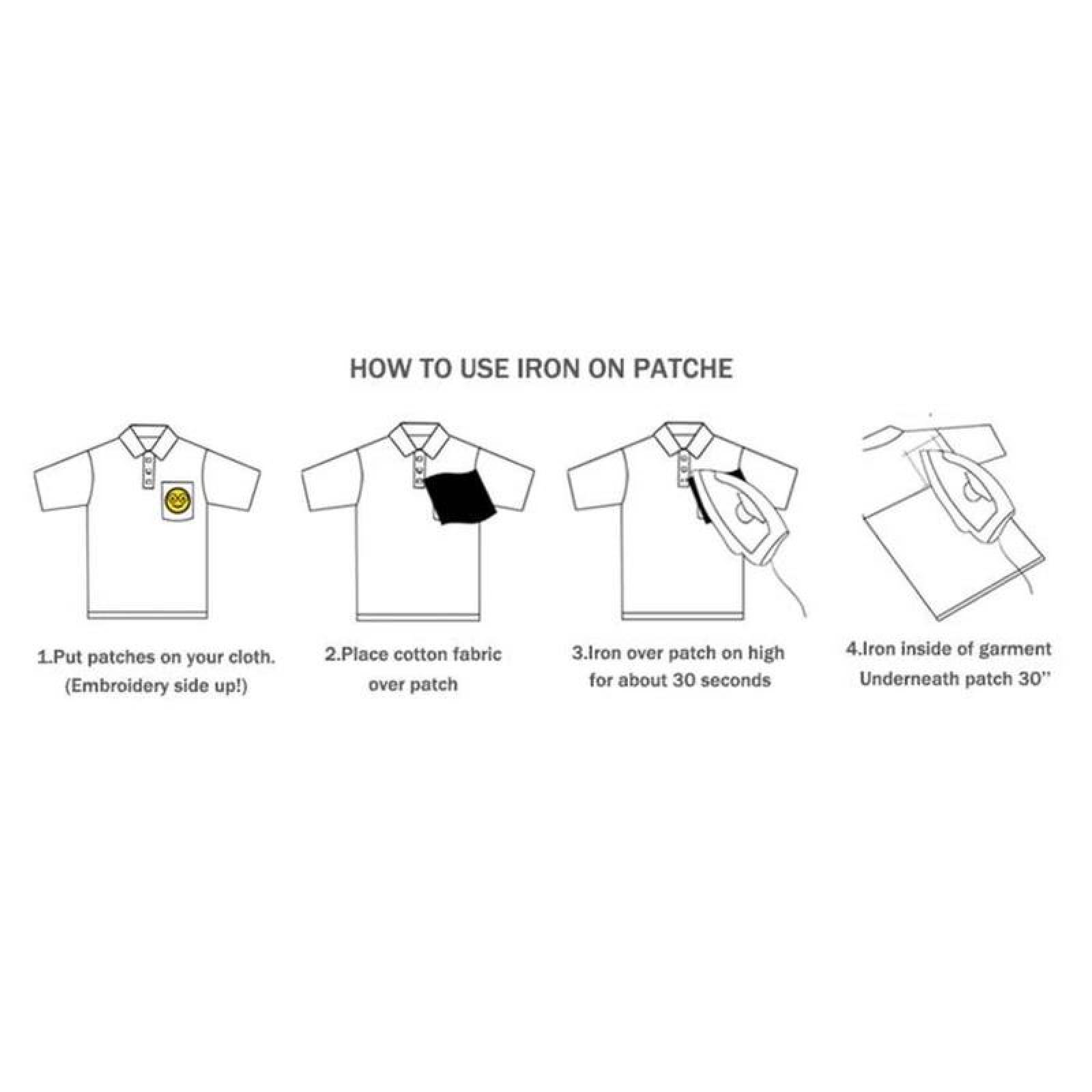 Adhesivo Retro Biker para Chalecos MXRTS-013-2 3 Parches Route66 8x6cm Blanco Motociclista Bordado Adhesivo para Planchar, Route01