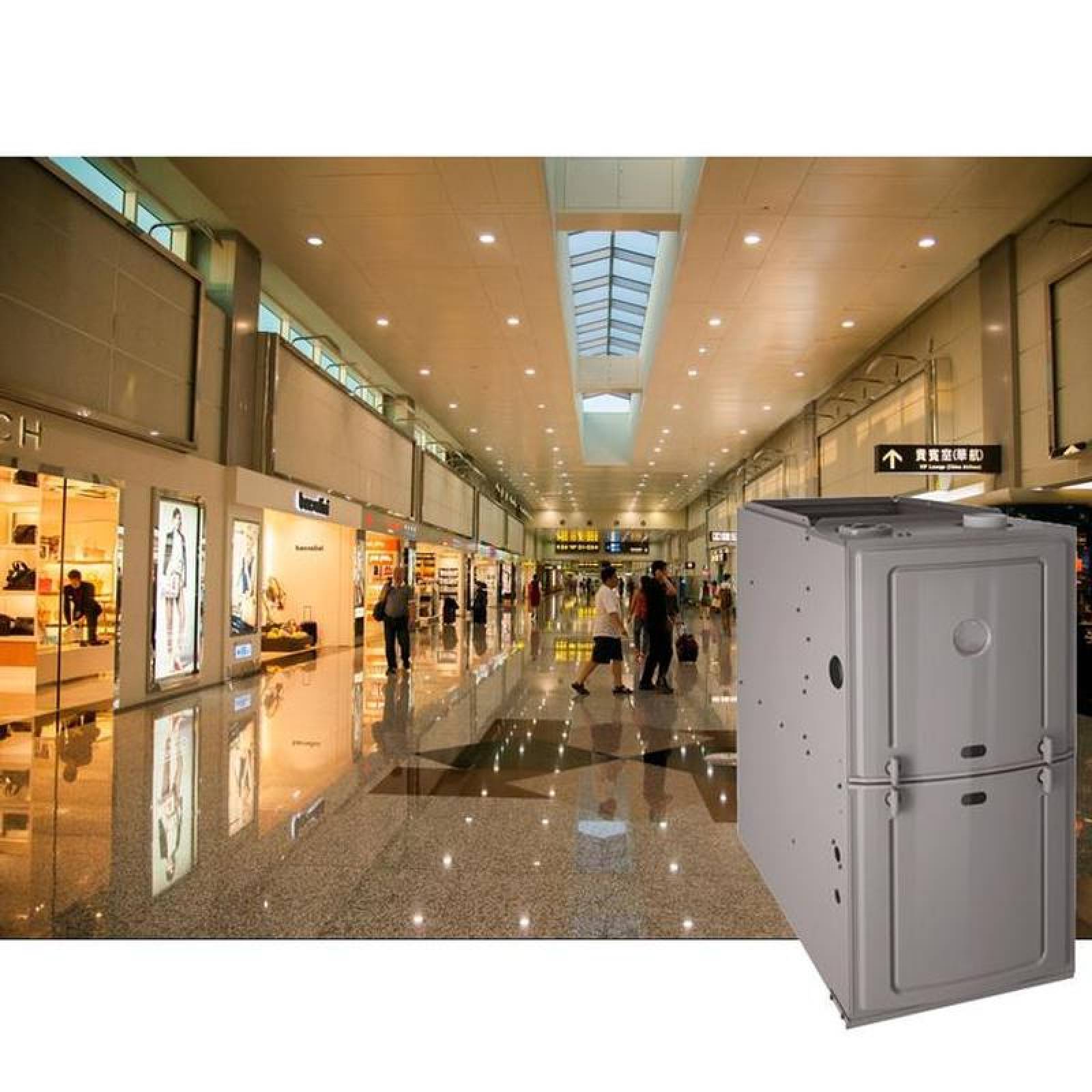 Calefactor a Gas Moderno MXTCC-001-3 100000 BTU 8,3 Ton 1840CFM Eficiencia AFUE 80porciento 115V 1F 60Hz Gas Natural, HeatClassic