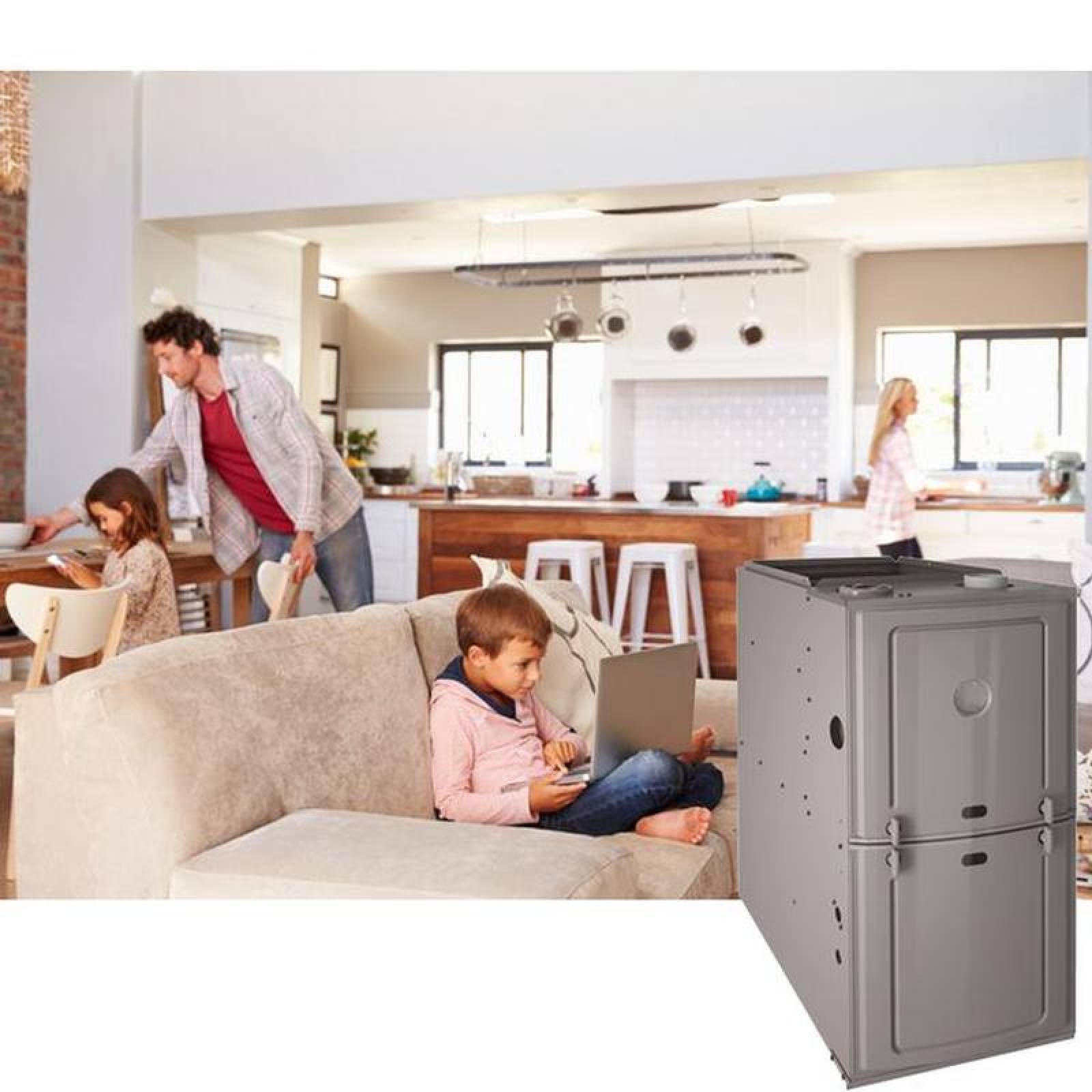 Sistema de Calefactor a Gas MXTCC-006-1 150000 BTU 12,5 Ton 1916CFM Eficiencia AFUE 80porciento 115V 1F 60Hz Gas L,P, HeatClassic