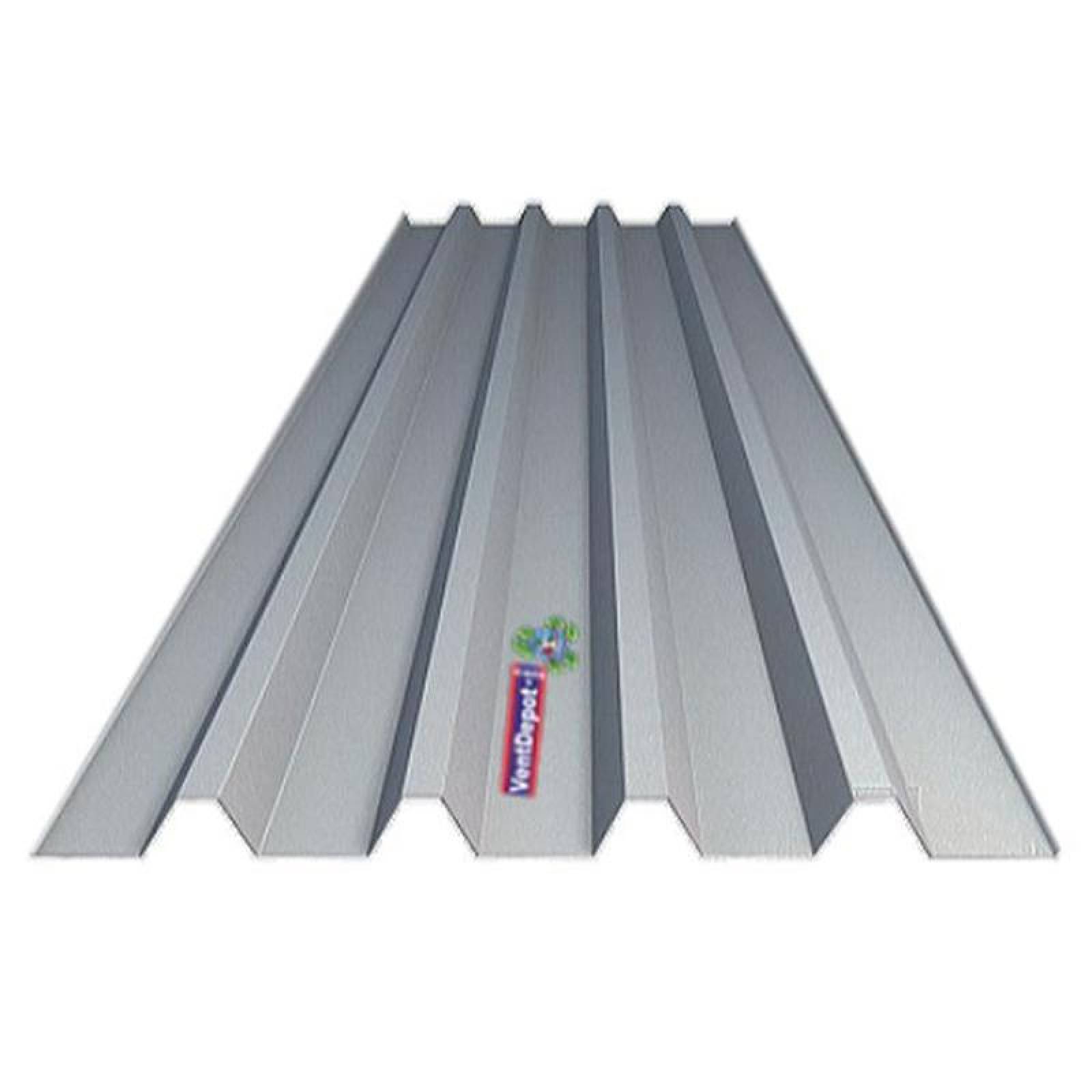 Pintro Lámina Acanalada Trapezoidal MXLGN-021 0,72x2,44m Calibre 24 Perfil R-72 Material Acero con Acabado Pintro Peralte 25mm 1Pza R-72 Pintro
