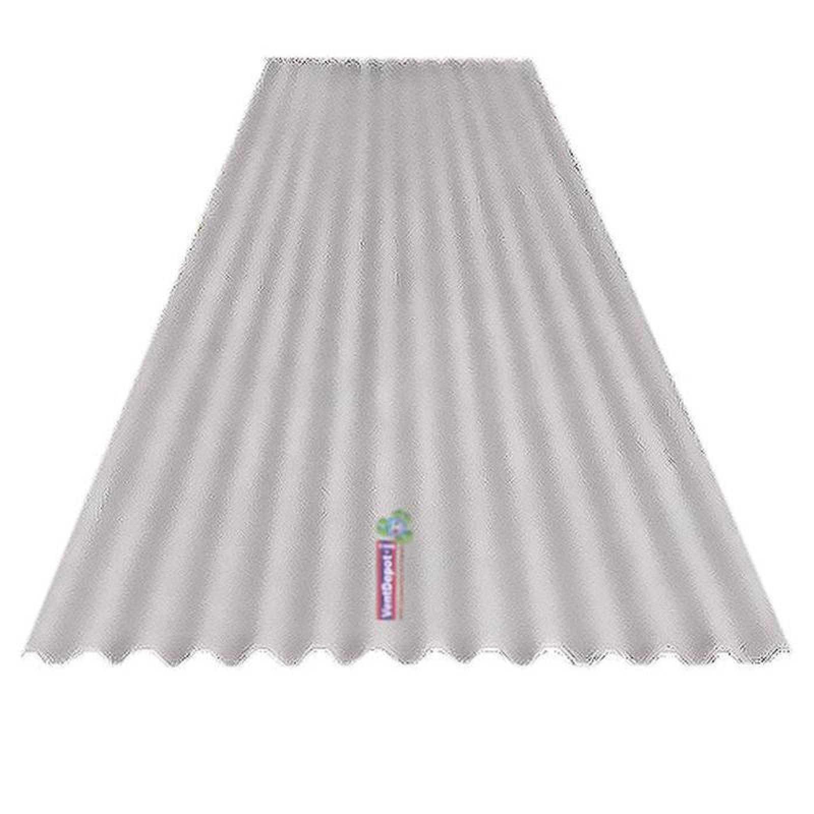 Láminas Pintro Acanalada Ondulada MXLPA-007 1x3,66m Calibre 22 Perfil O-100 Material Acero Acabado Pintro 19 mm Peralte 1Pza O-100 Pintro