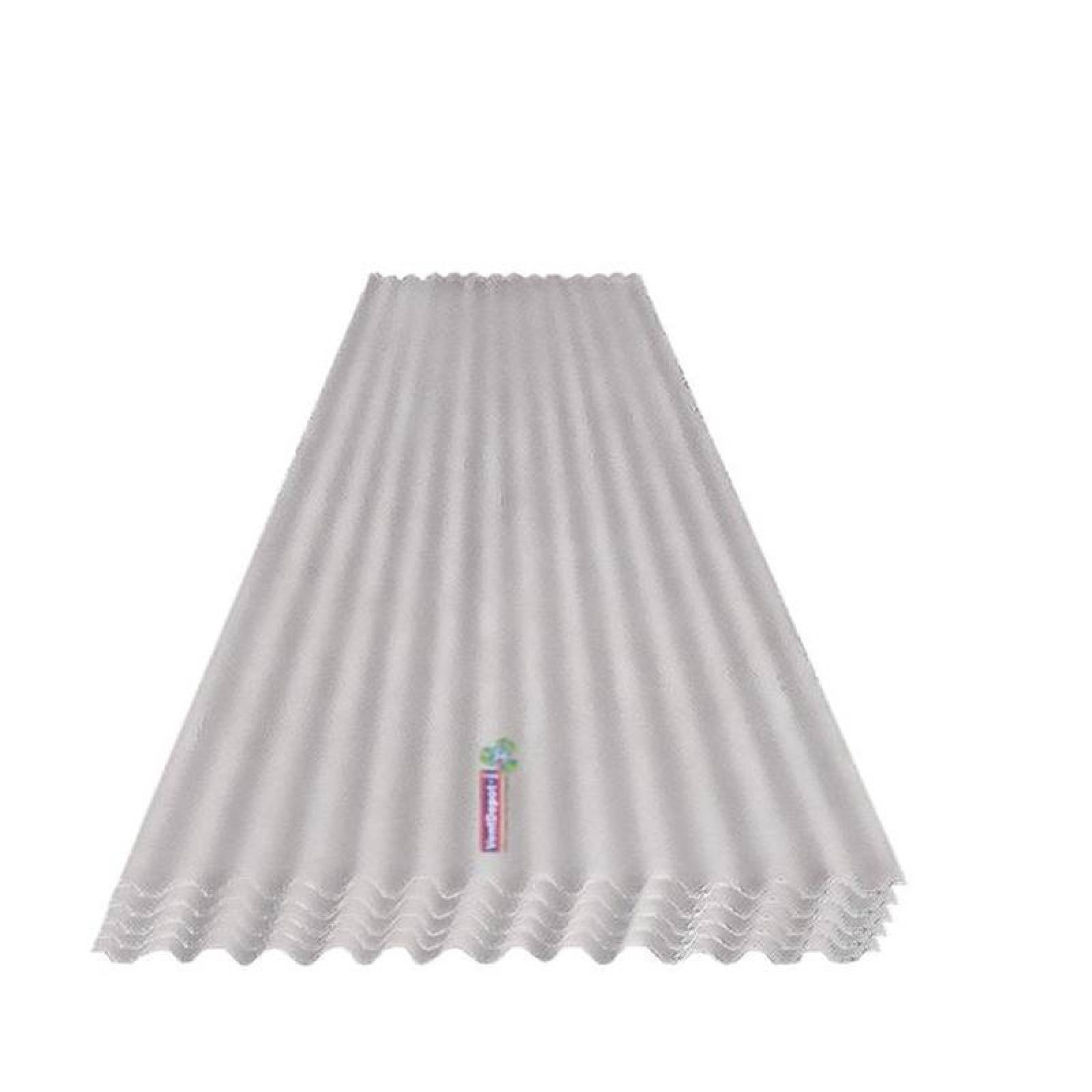 Lámina Ondulada Pintro Techos MXLPA-048 1x4,88m Calibre 26 Perfil O-100 Material Acero Acabado Pintro 19 mm Peralte 5Pzas O-100 Pintro