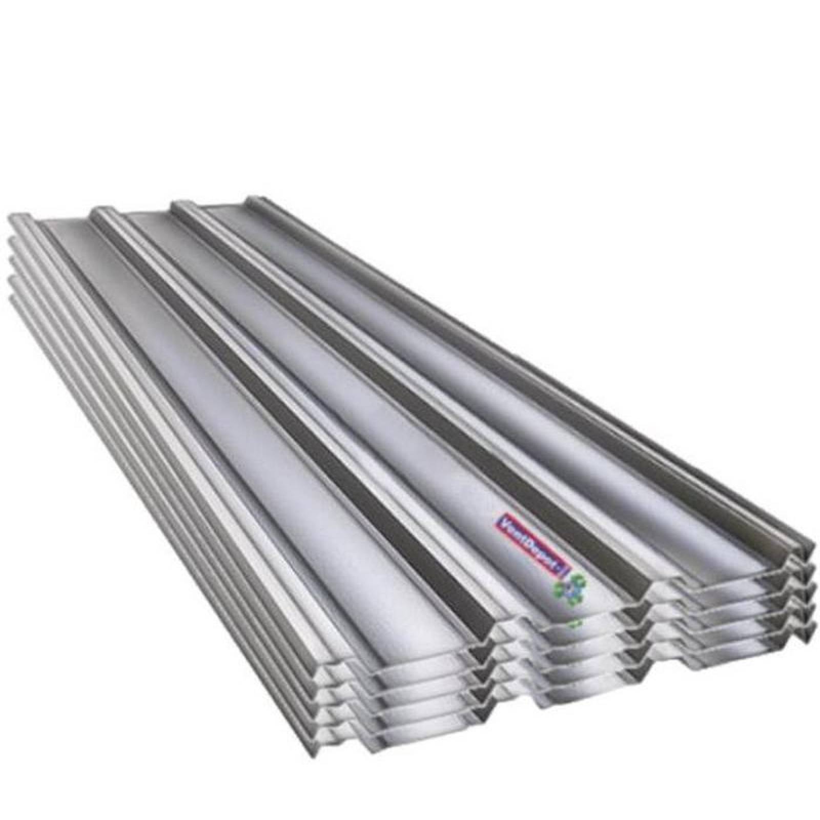 Hoja Surcada Galvanizada Techo MXLRN-046 1,22x4,27m Calibre 26 Perfil RN-10035 Material Acero con Acabado Galvanizado Peralte 35mm 5Pzas RN-10035 Galvanizado