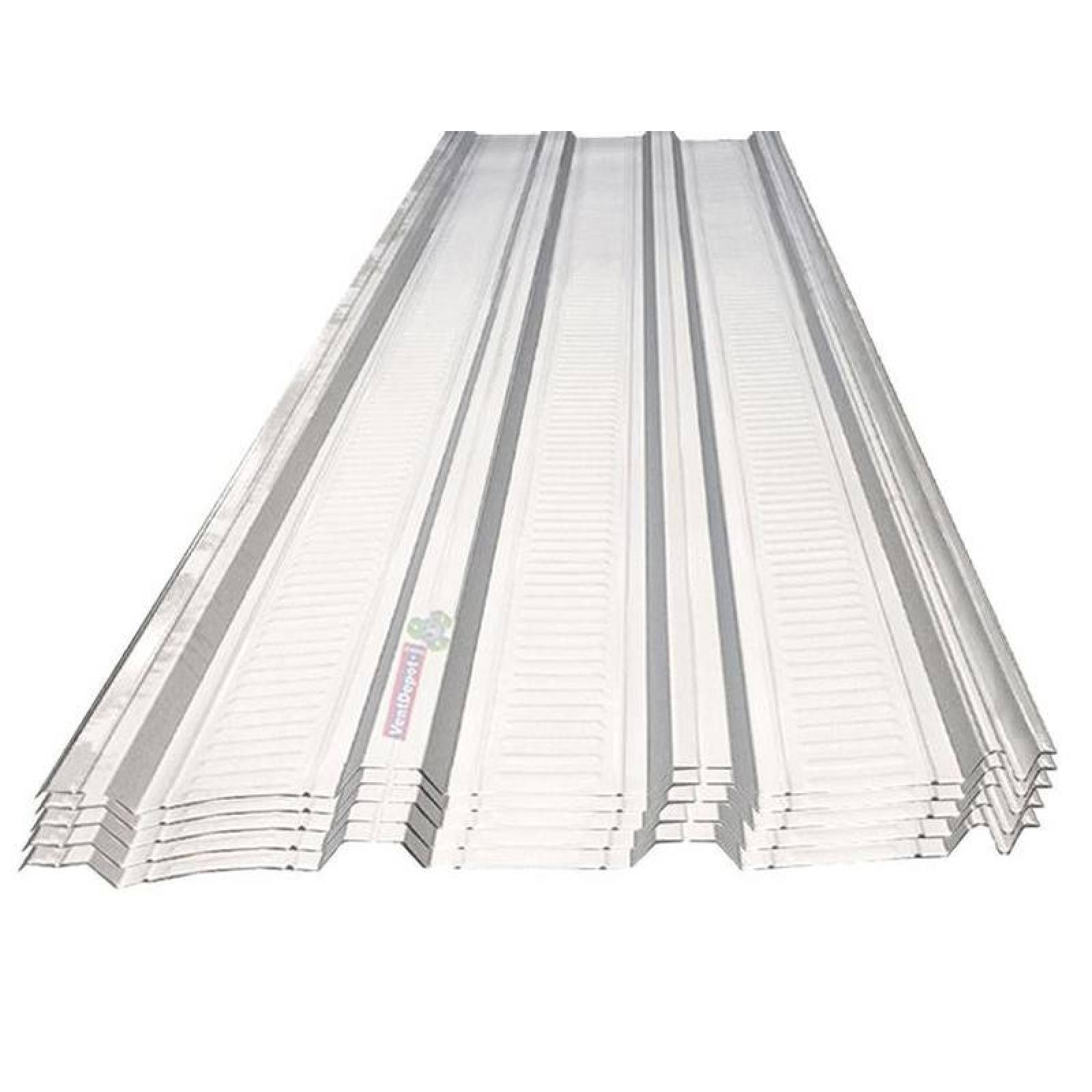 Lámina Para Techo Surcada MXLRT-004 1x2,44m Calibre 22 Perfil RN-10035 Material Acero con Acabado Pintro Peralte 3,5cm 5Pzas RN-10035 Pintro