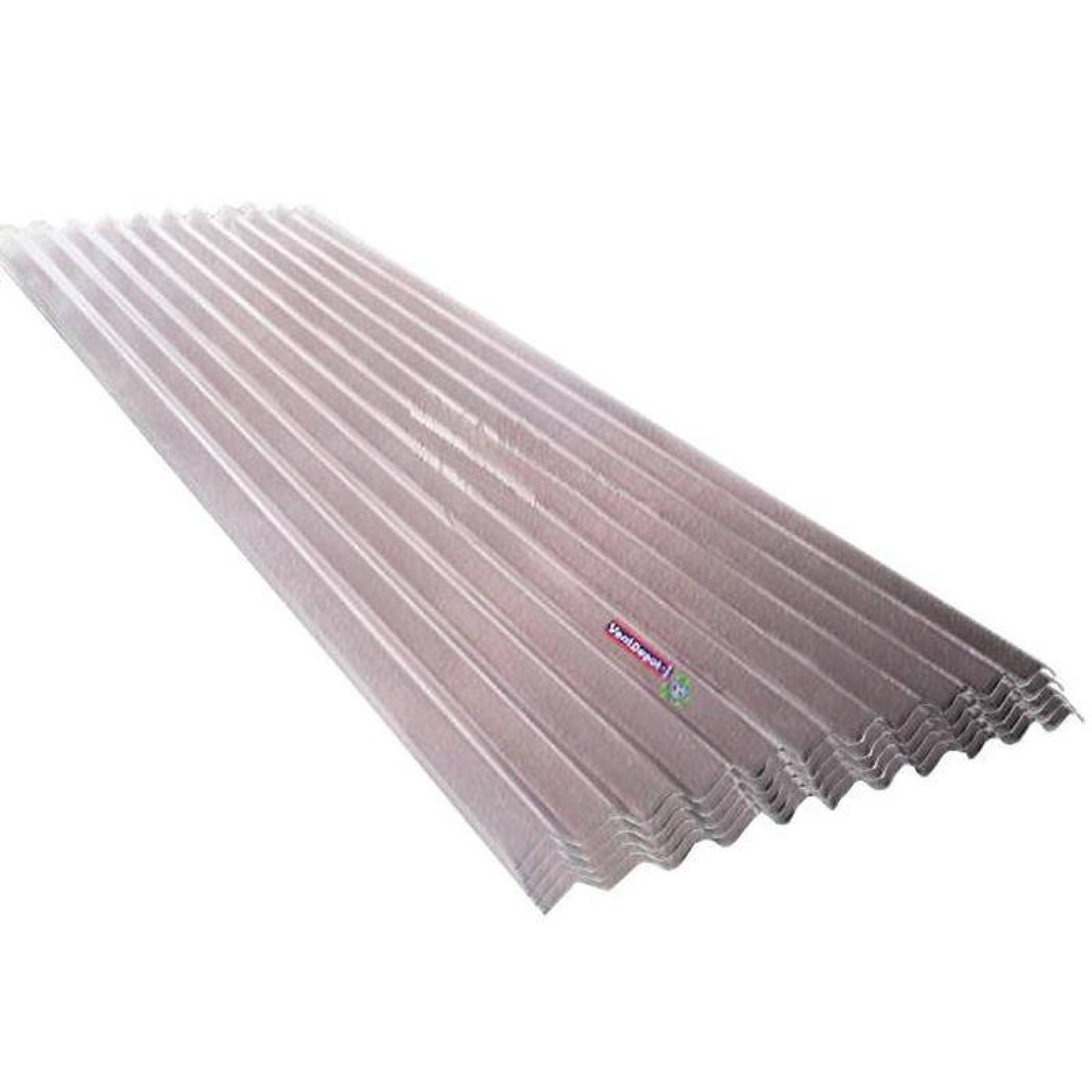 Hoja Pintro Acero Metálico MXOTL-026 0,92x3,66m Calibre 26 Perfil O-30 Material Acero con Acabado Pintro Peralte 19 mm 5Pzas O-30 Pintro