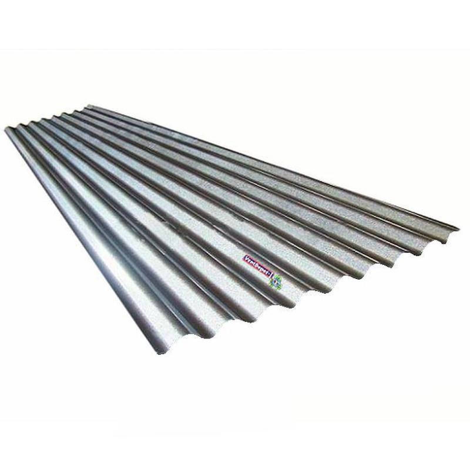 Lámina Zintro Acanalada Aluminio MXOZT-047 1,03x4,88m Calibre 32 Perfil O-30 Material Acero con Acabado Zintro Alum Peralte 19mm 1Pza O-30 Zintro Alum