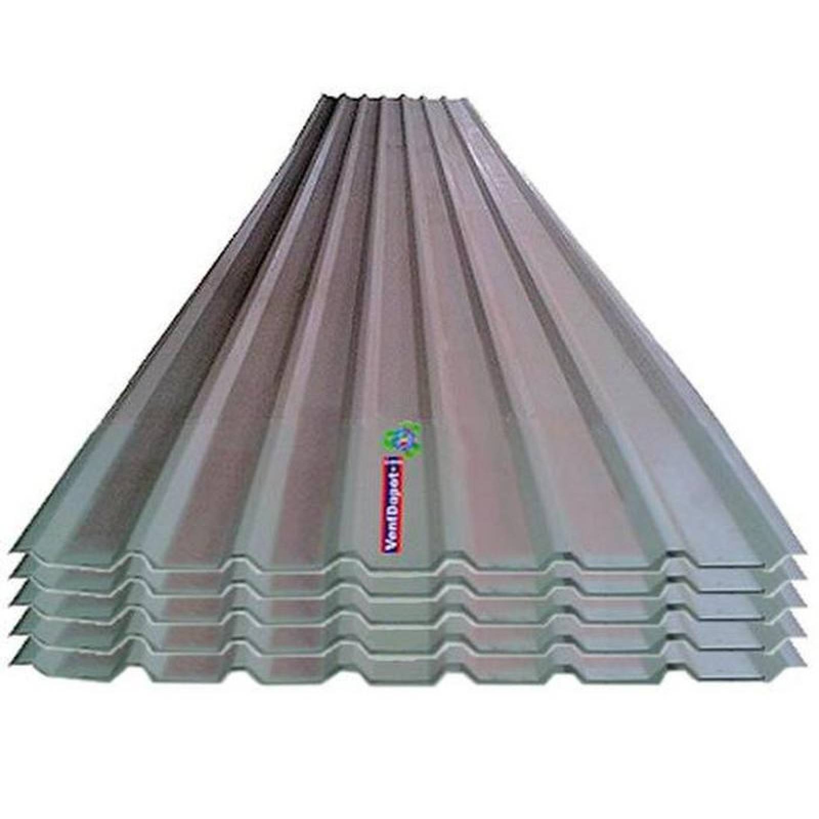 Pintro Lámina Para Techo Trapezoida MXRPI-046 1,01x4,27m Calibre 26 Perfil R-101 Material Pintro 25 mm Peralte 5Pzas R-101 Pintro