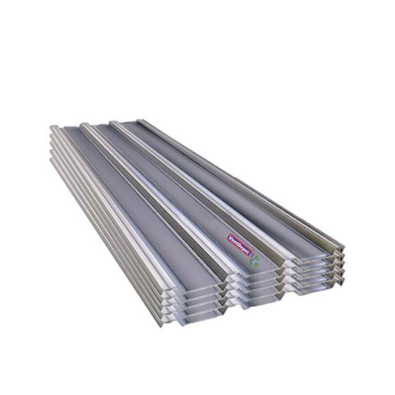 Techos de Lámina Zintro Alum MXZCT-040 1x2,44m Calibre 26 Perfil RN-10035 Material Acero con Acabado Zintro Alum Peralte 3,5cm 5Pzas RN-10035 Zintro Alum