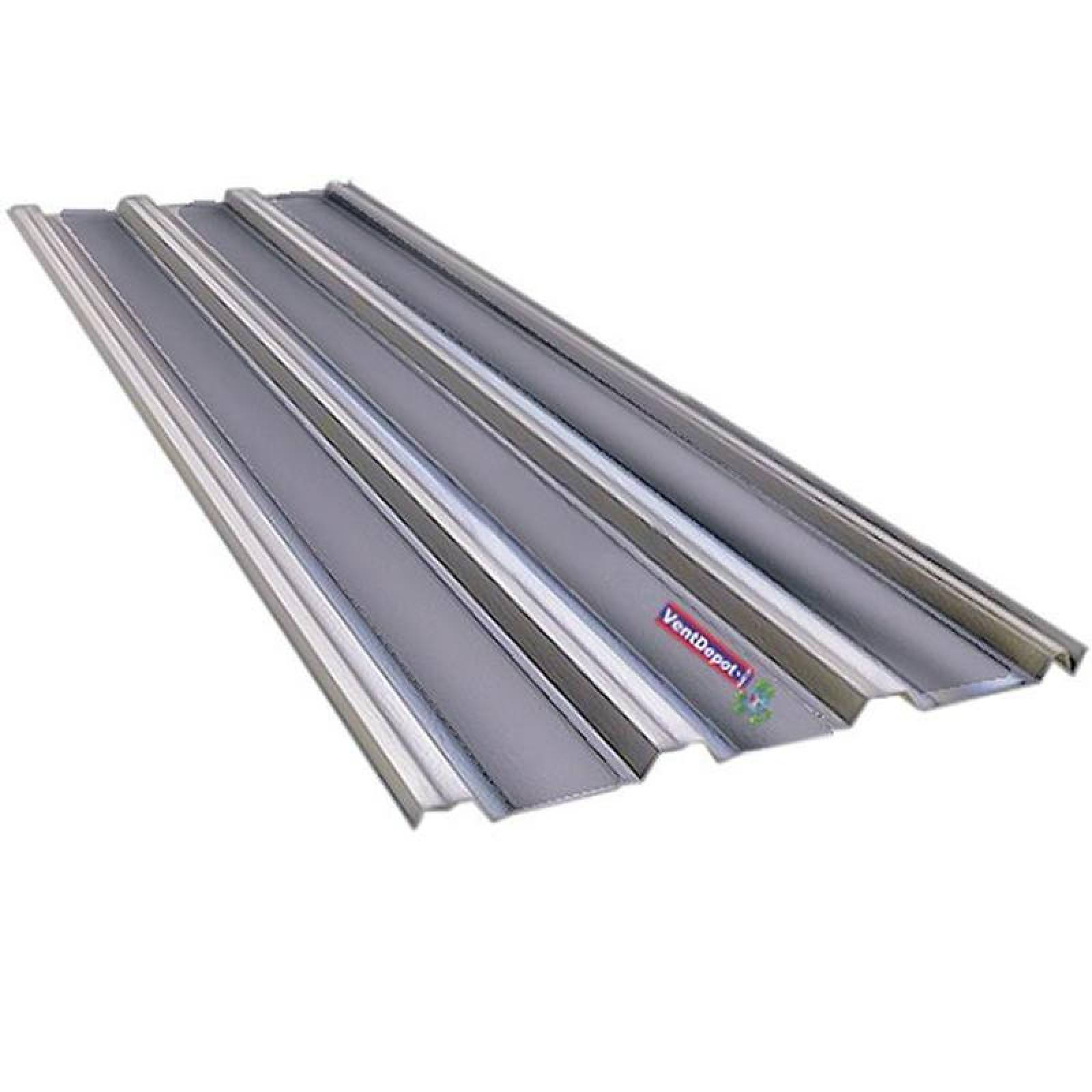 Techos de Lámina Para Azotea MXZCT-041 1x3,05m Calibre 26 Perfil RN-10035 Material Acero con Acabado Zintro Alum Peralte 3,5cm 1Pza RN-10035 Zintro Alum