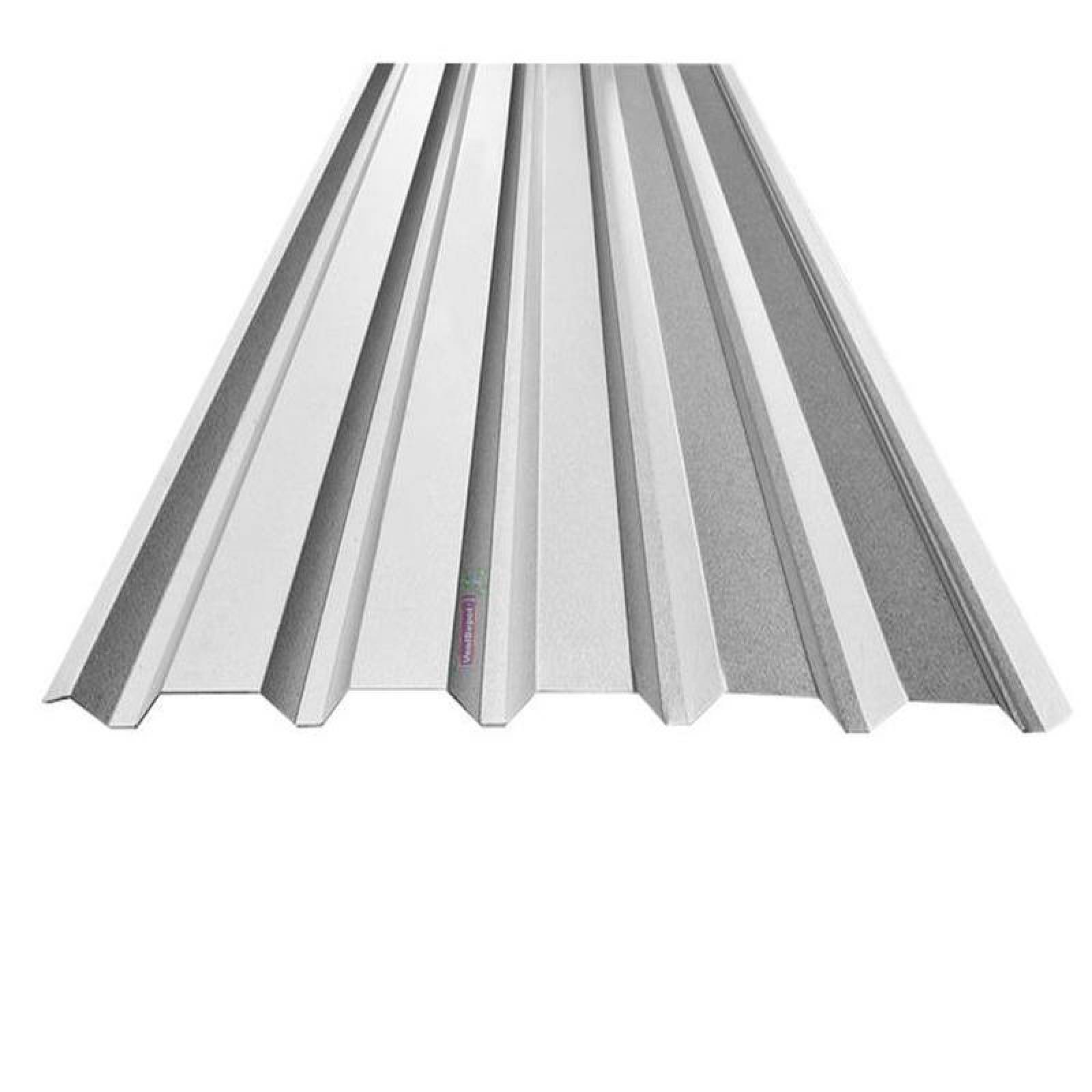 Láminas Para Techo MXZIA-031 1,01x5,50m Calibre 26 Perfil R-101 Material Zintro Alum Peralte 25 mm 1Pza R-101 Zintro Alum