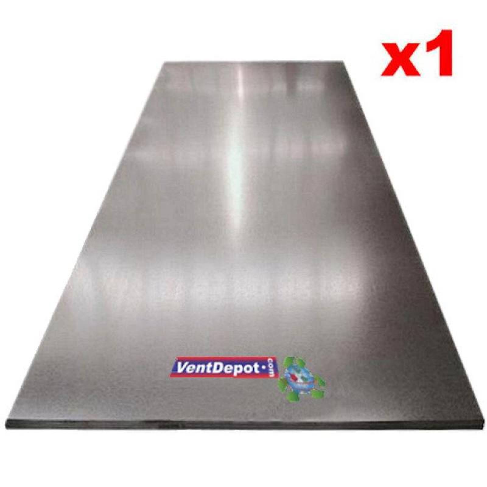 Lamina ZintroAlum 4 Pies MXAZC-001 1,22x1m C, 24 Lamina Lisa Material Acero con Acabado Aluminio Zinc Gris 1Pza Aluminox 4